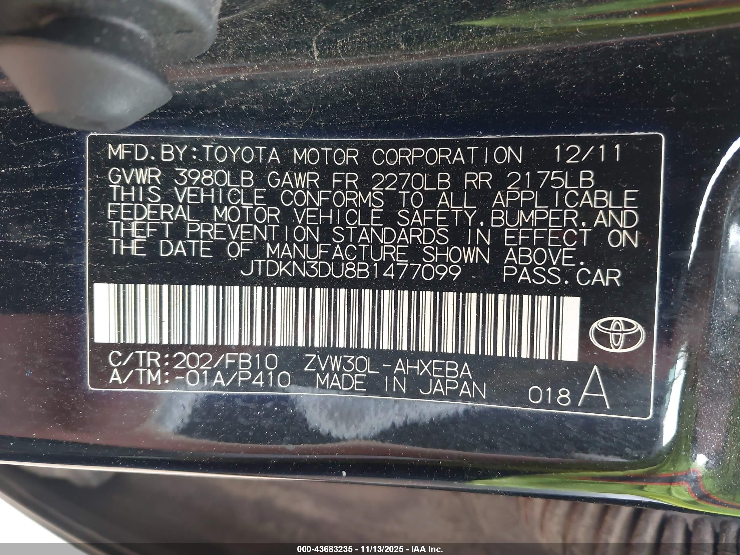 TOYOTA PRIUS image 9