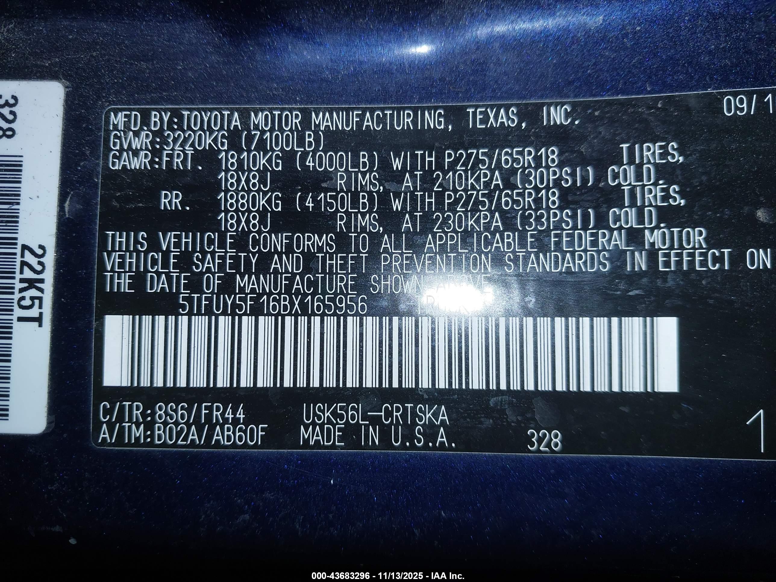 TOYOTA TUNDRA image 9