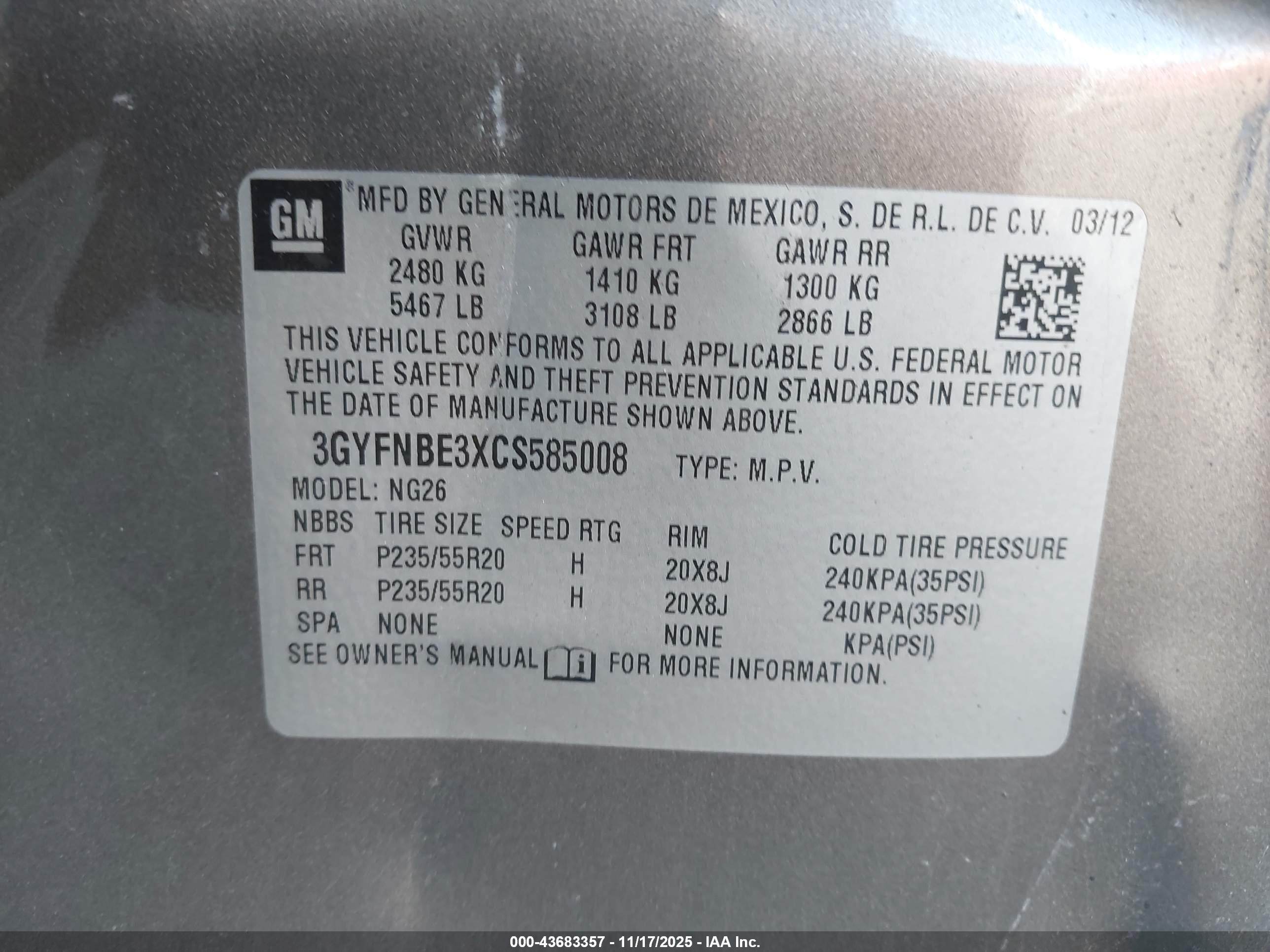 CADILLAC SRX image 9