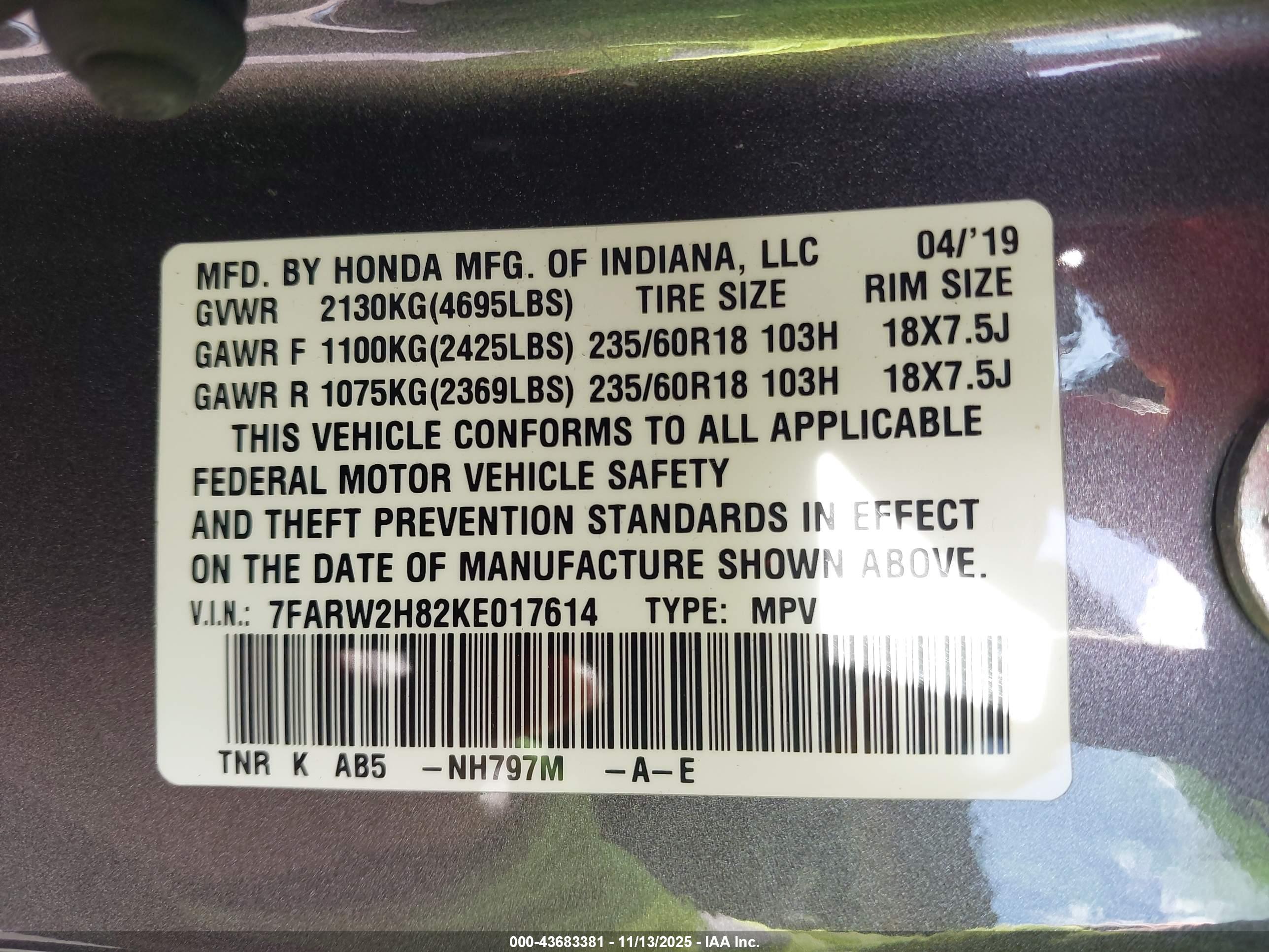 HONDA CR-V image 9