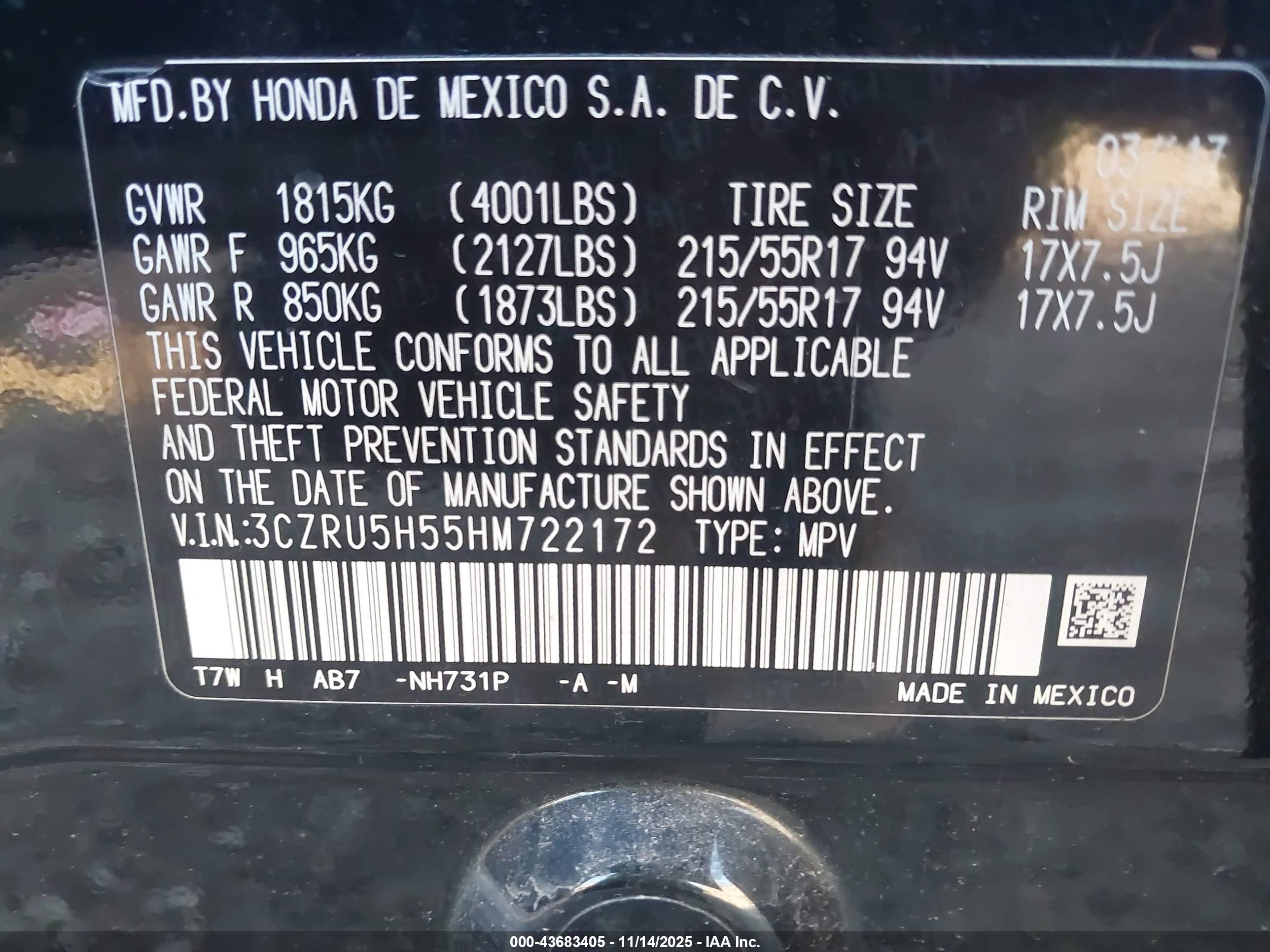 HONDA HR-V image 9