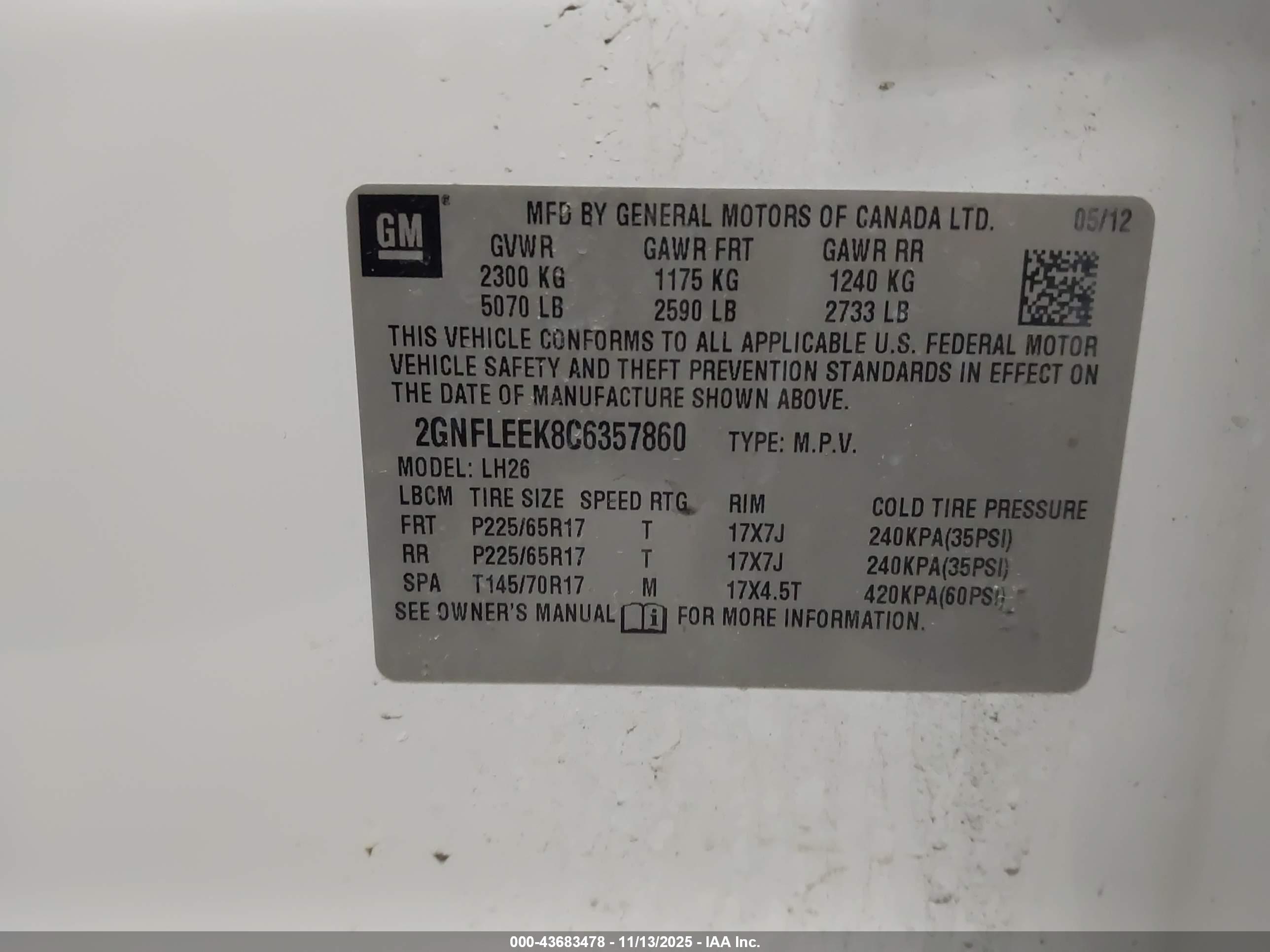 CHEVROLET EQUINOX image 9