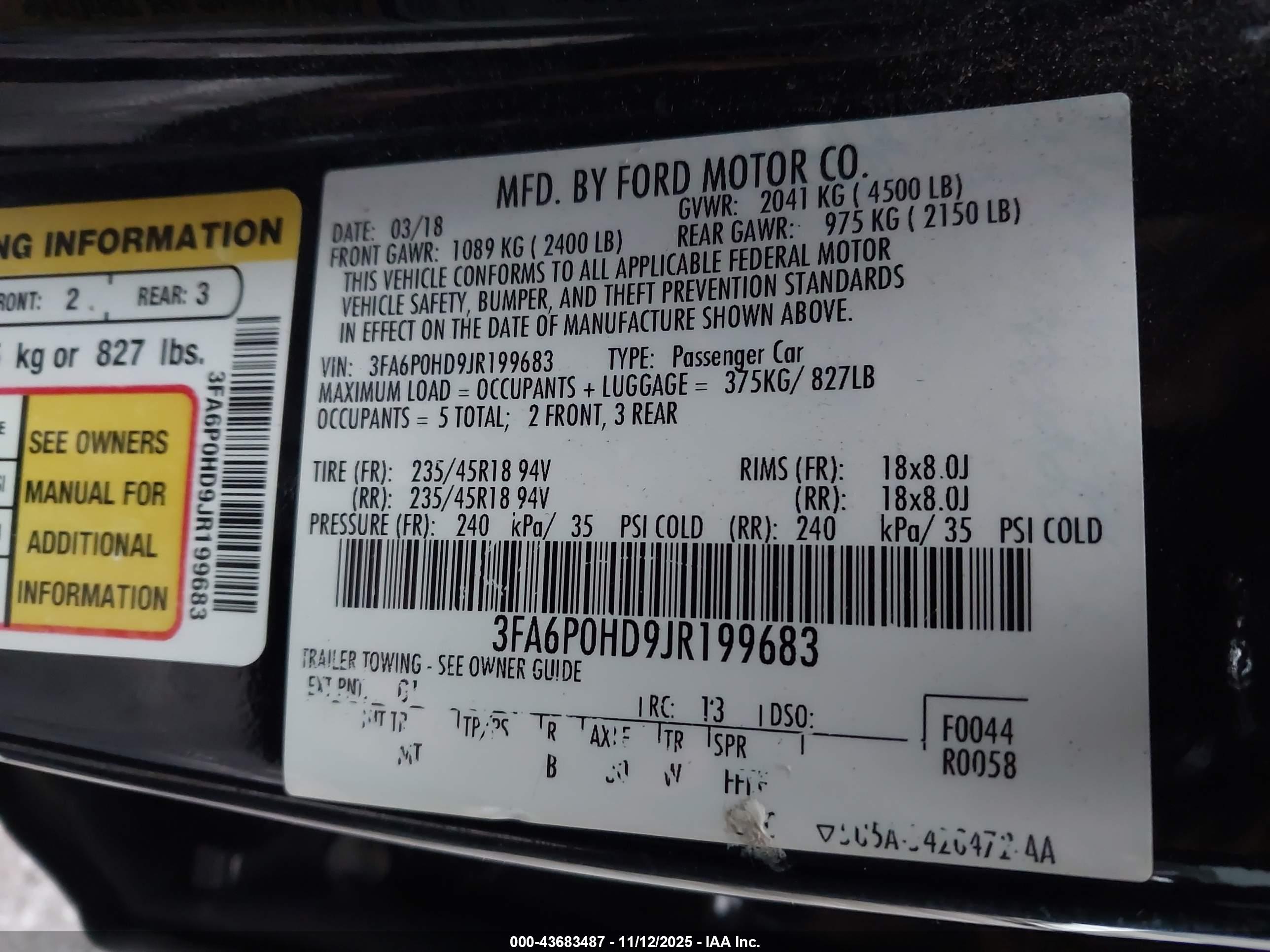 FORD FUSION image 9