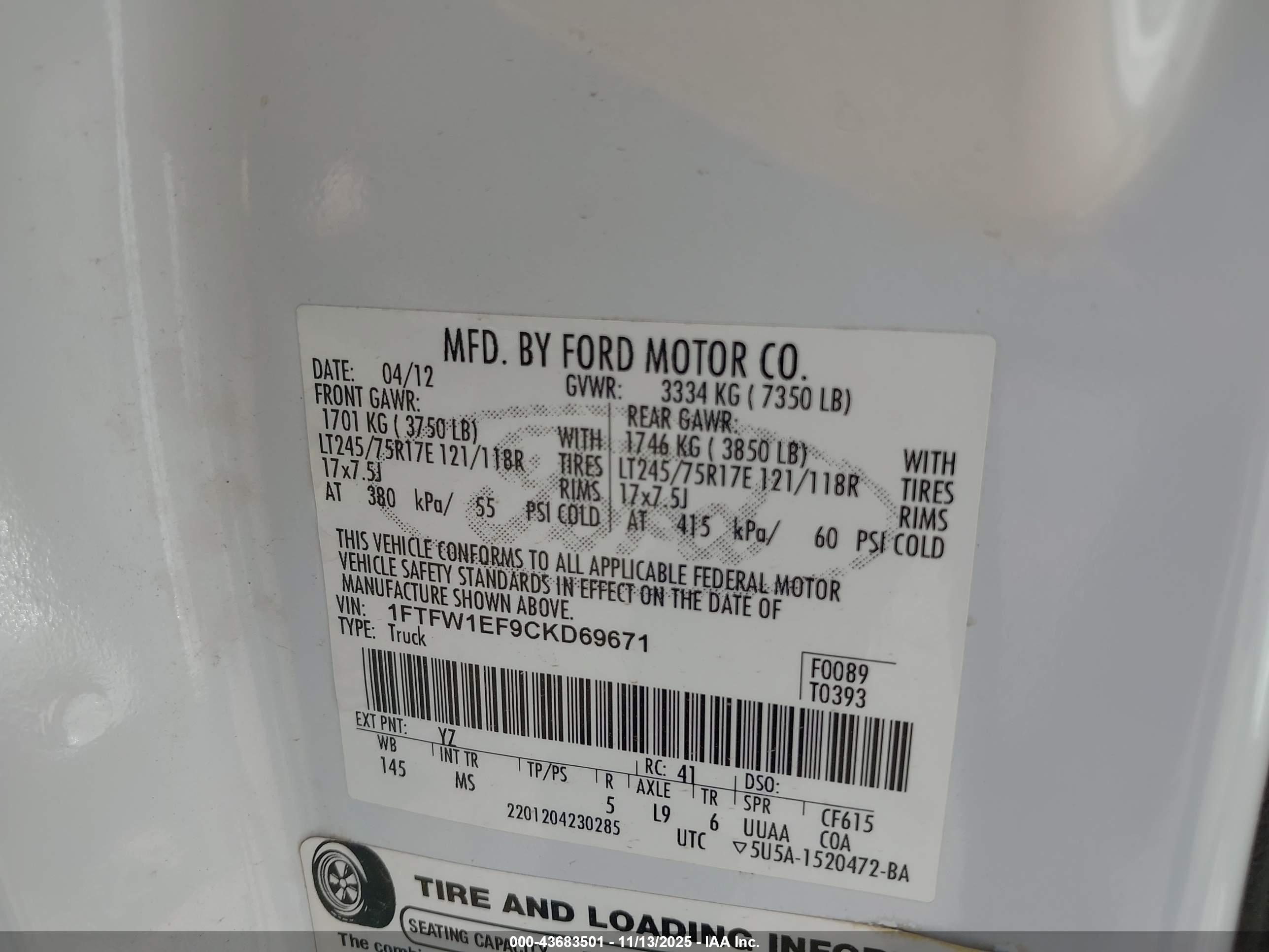 FORD F-150 image 9