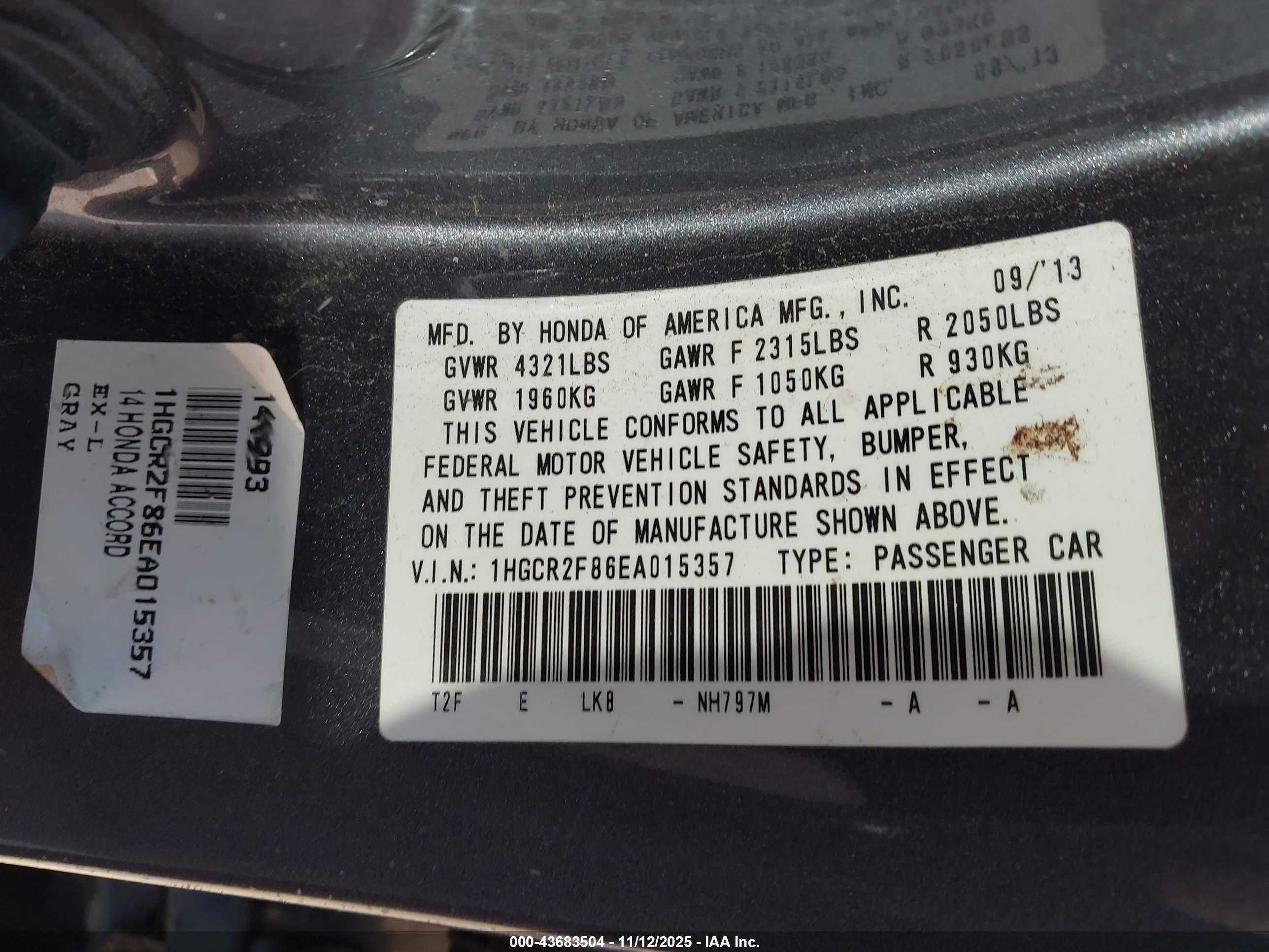 HONDA ACCORD image 9