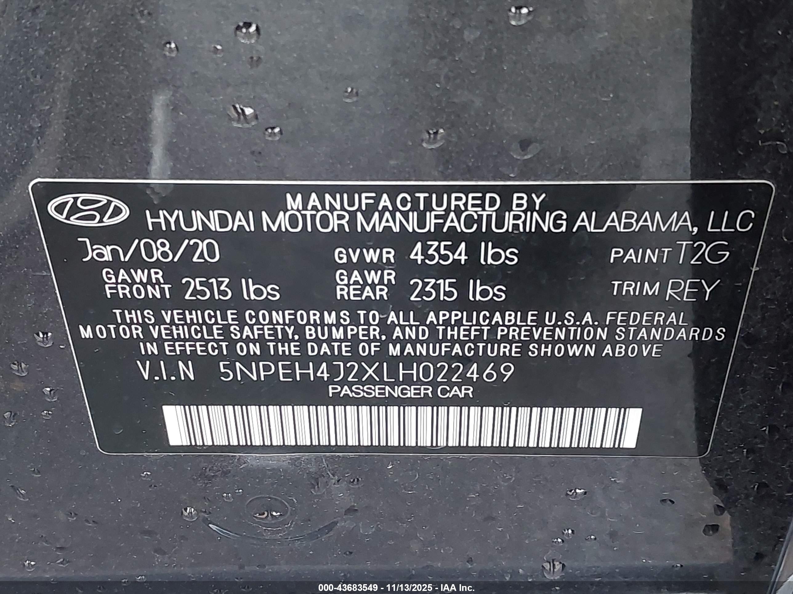HYUNDAI SONATA image 9
