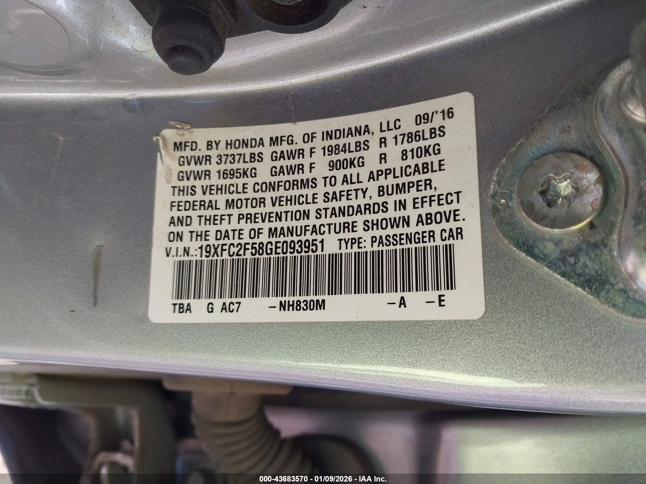 HONDA CIVIC image 9