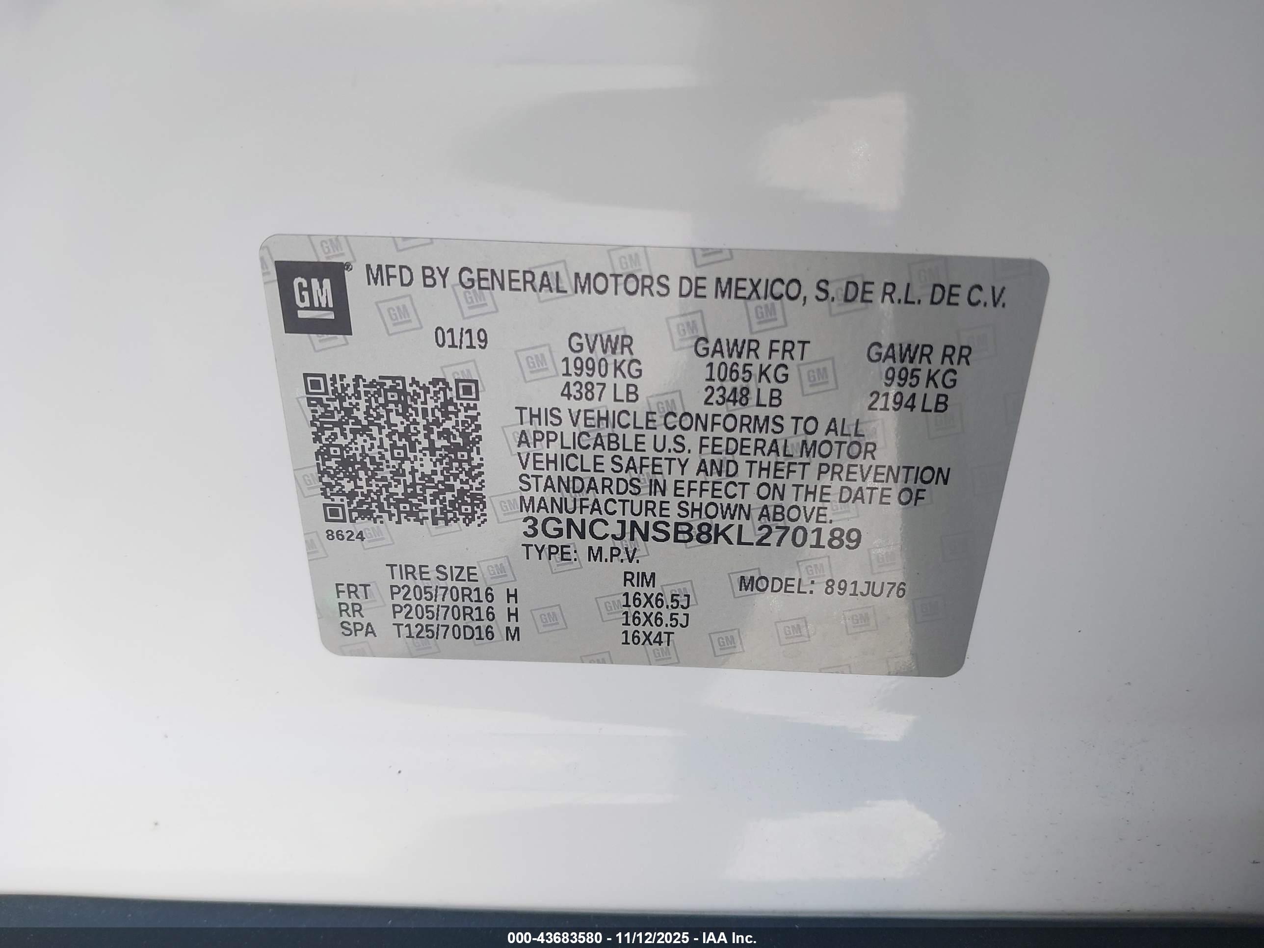 CHEVROLET TRAX image 9