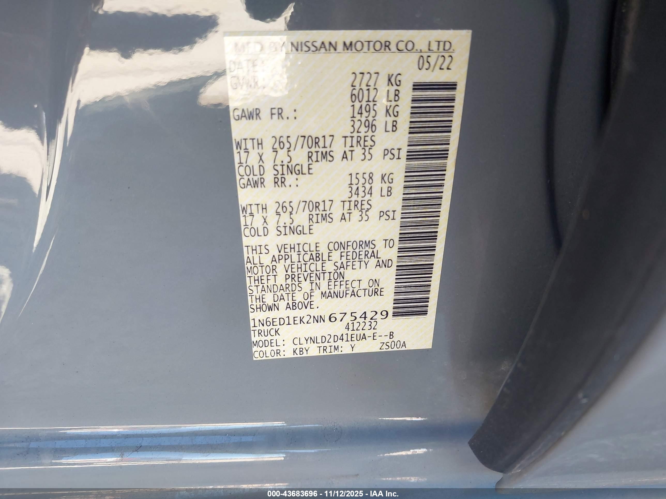 NISSAN FRONTIER image 9