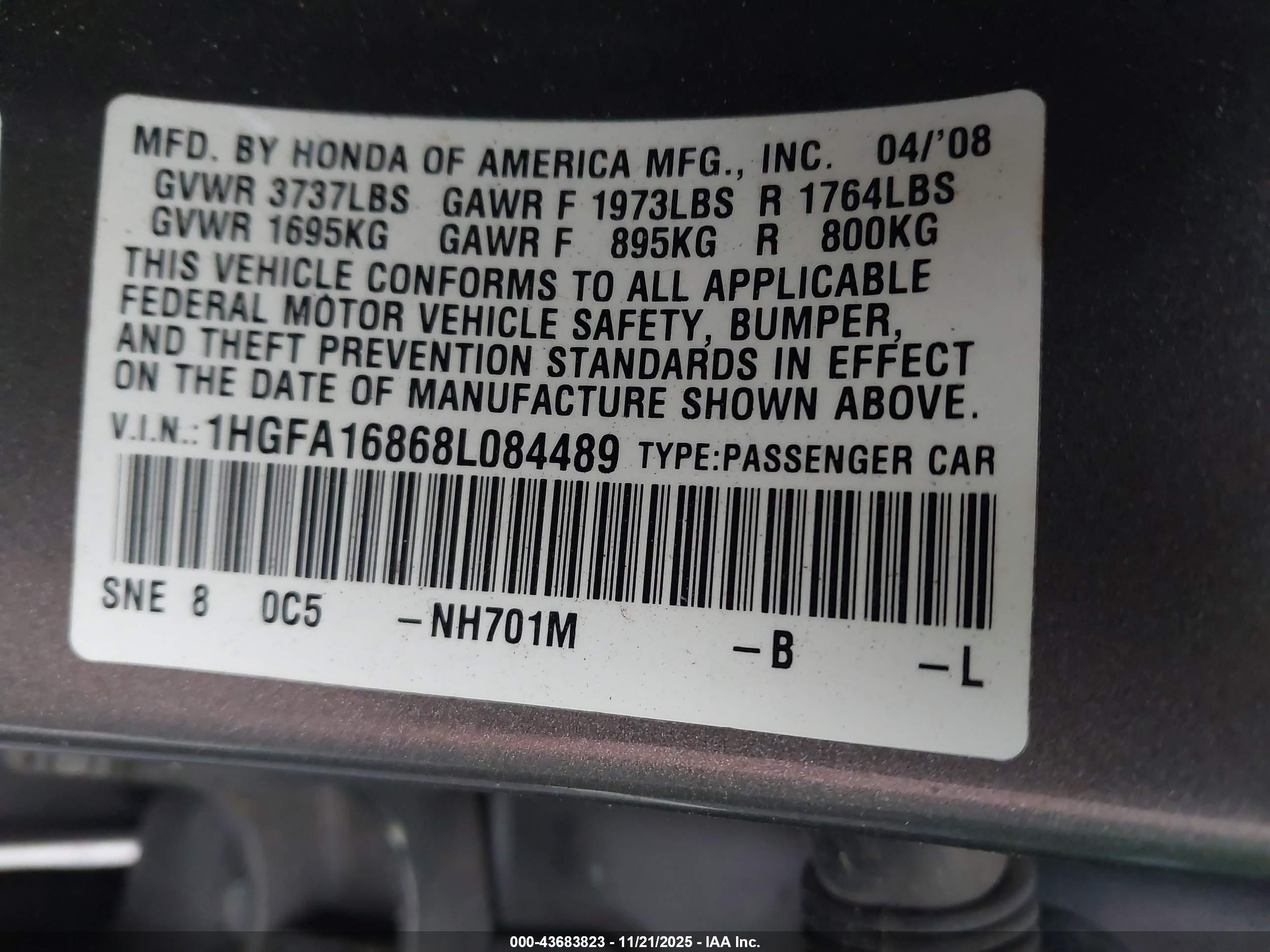 HONDA CIVIC image 9
