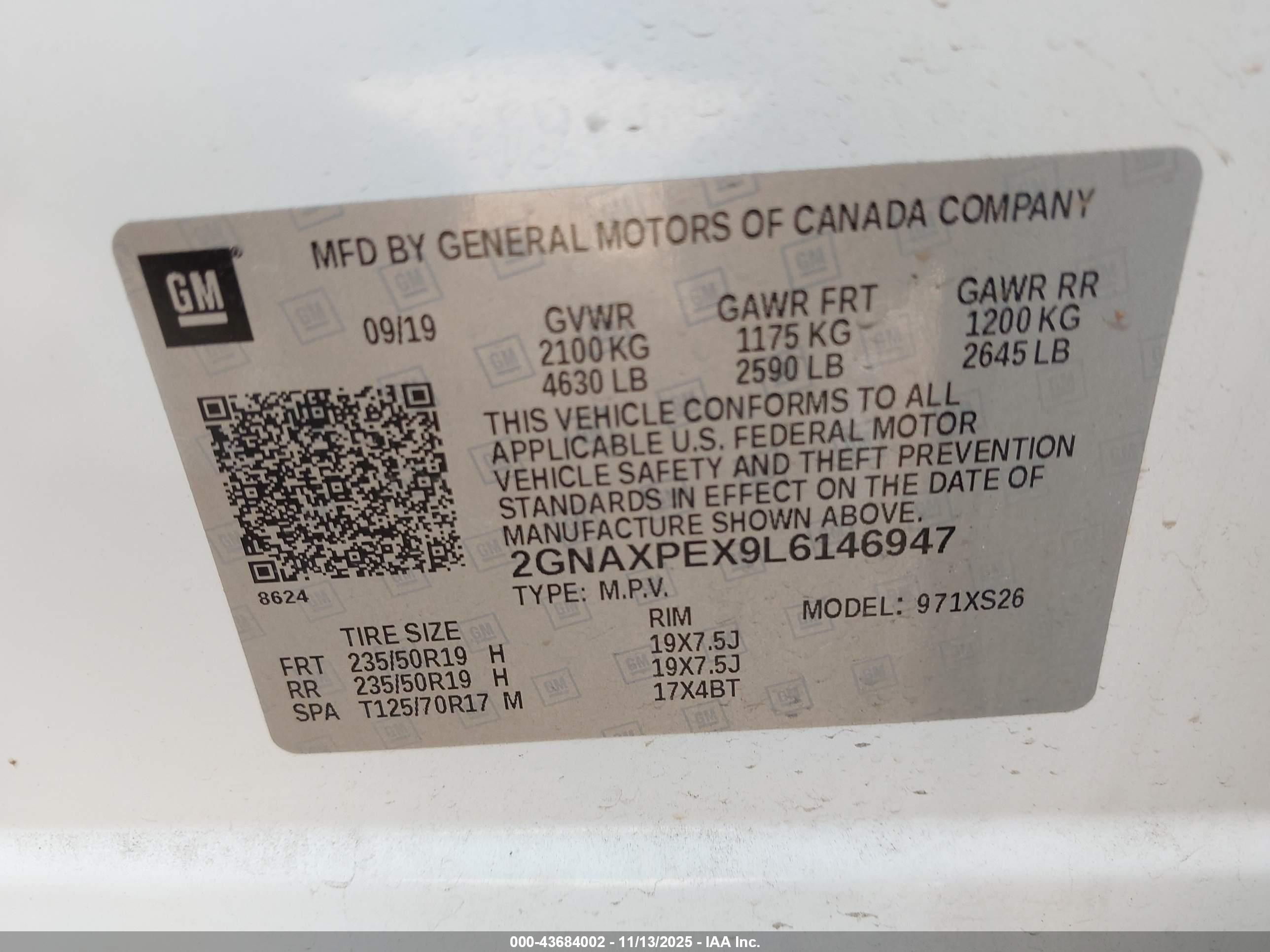CHEVROLET EQUINOX image 9
