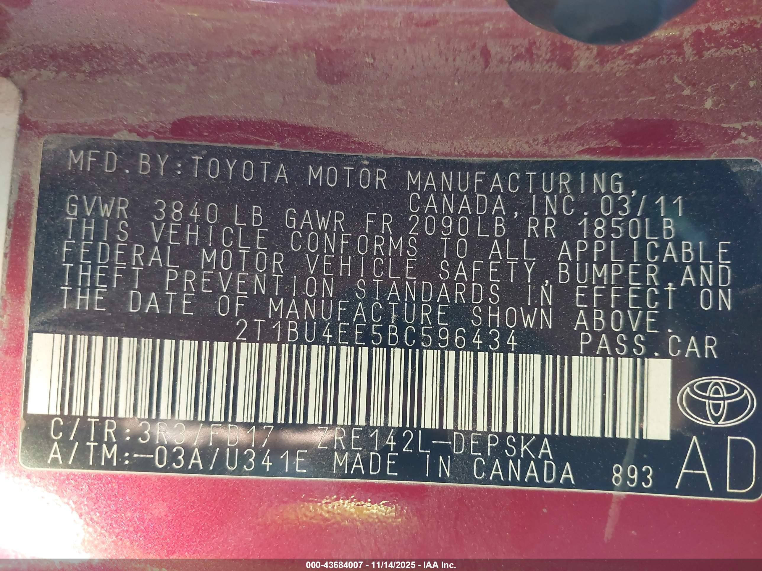 TOYOTA COROLLA image 9