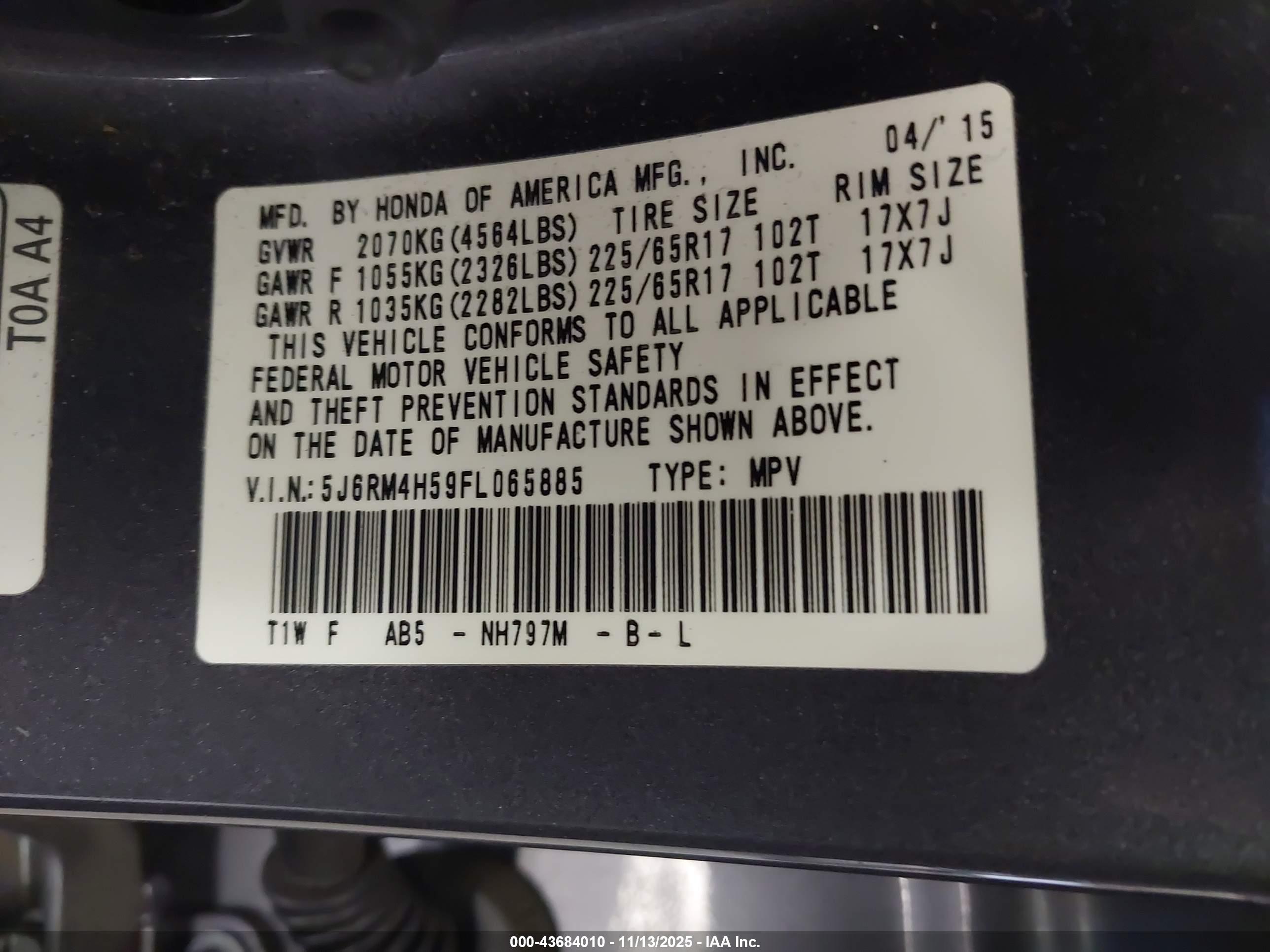 HONDA CR-V image 9
