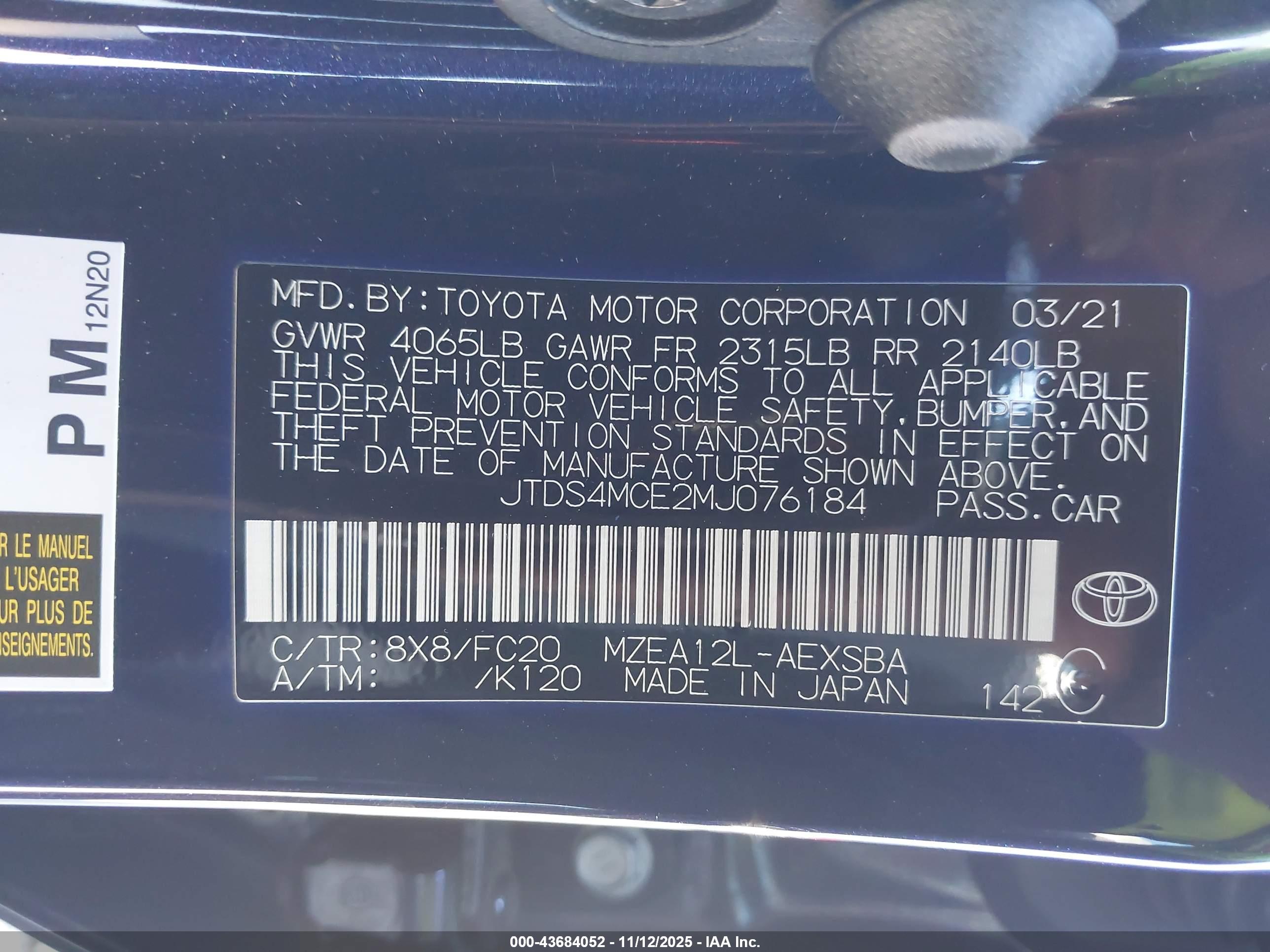 TOYOTA COROLLA image 9