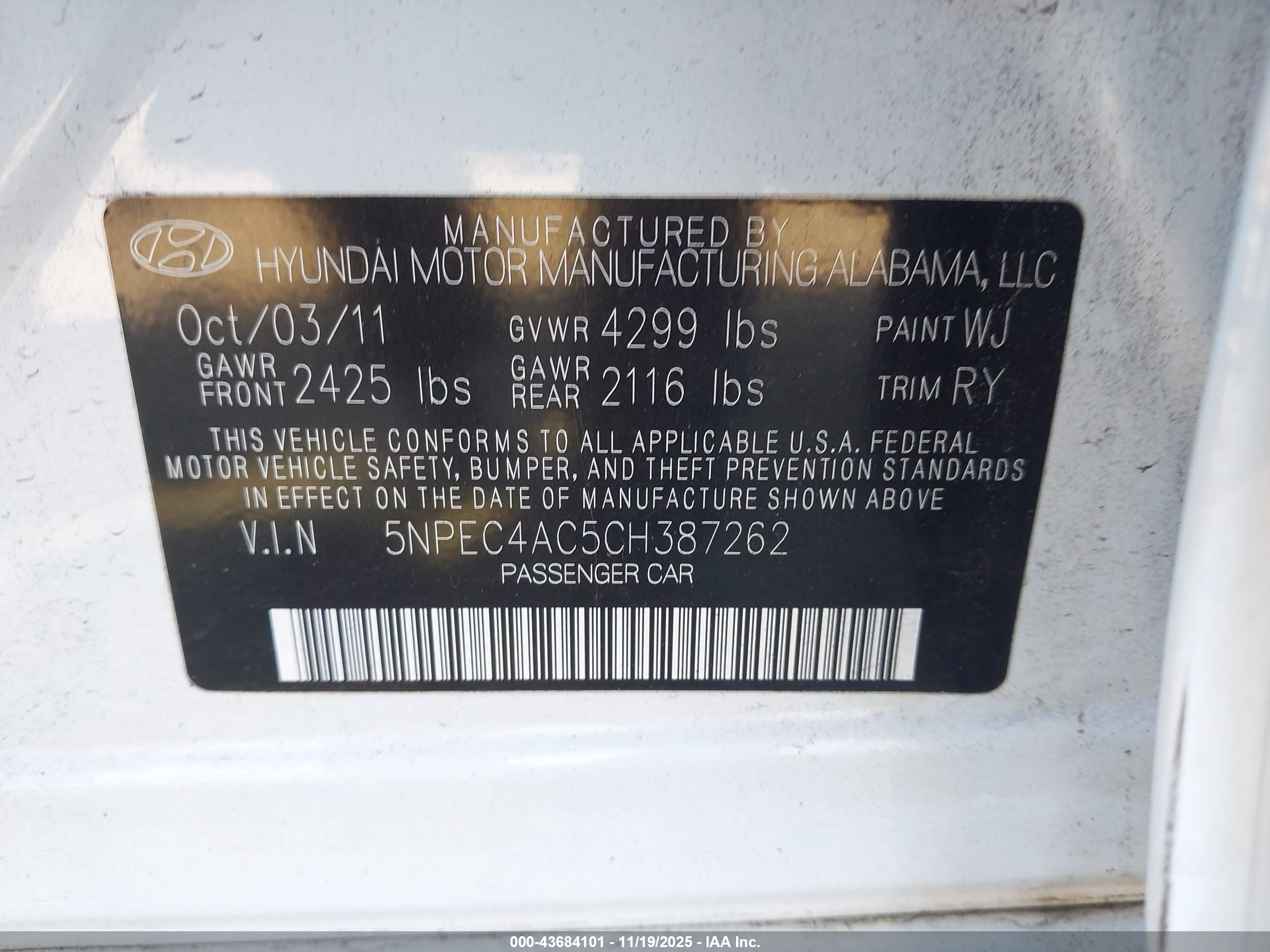 HYUNDAI SONATA image 9