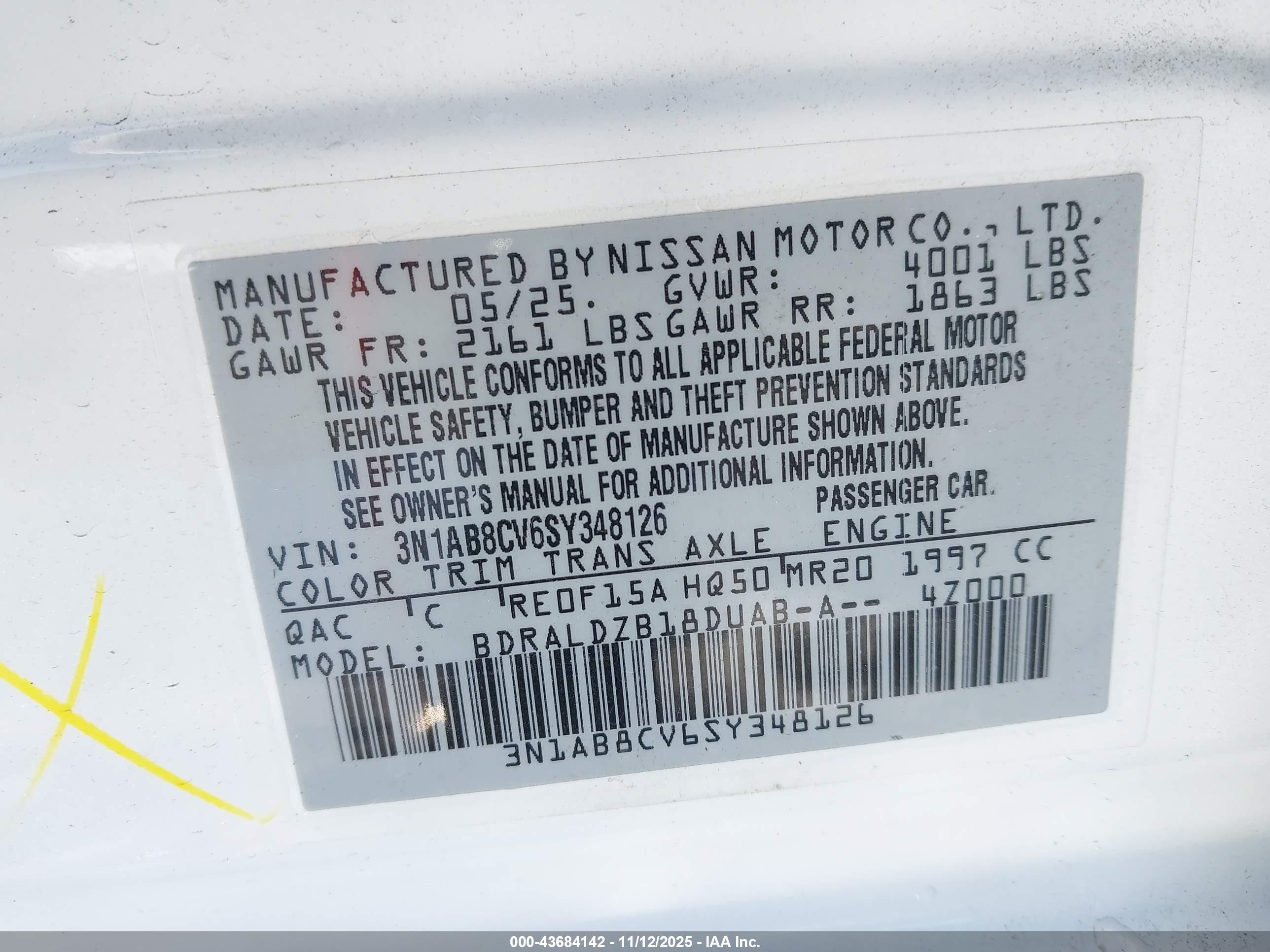 NISSAN SENTRA image 9