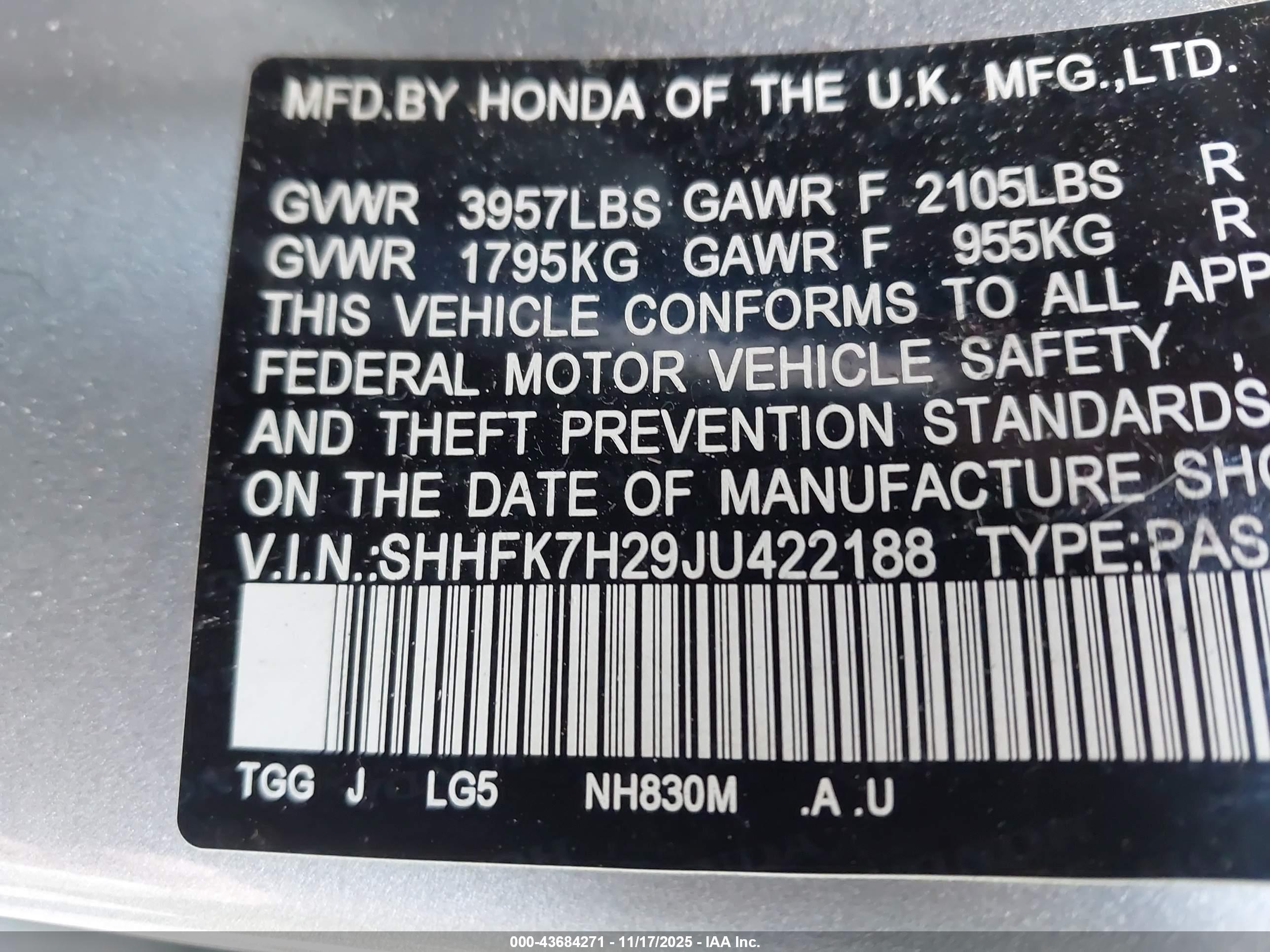 HONDA CIVIC image 9