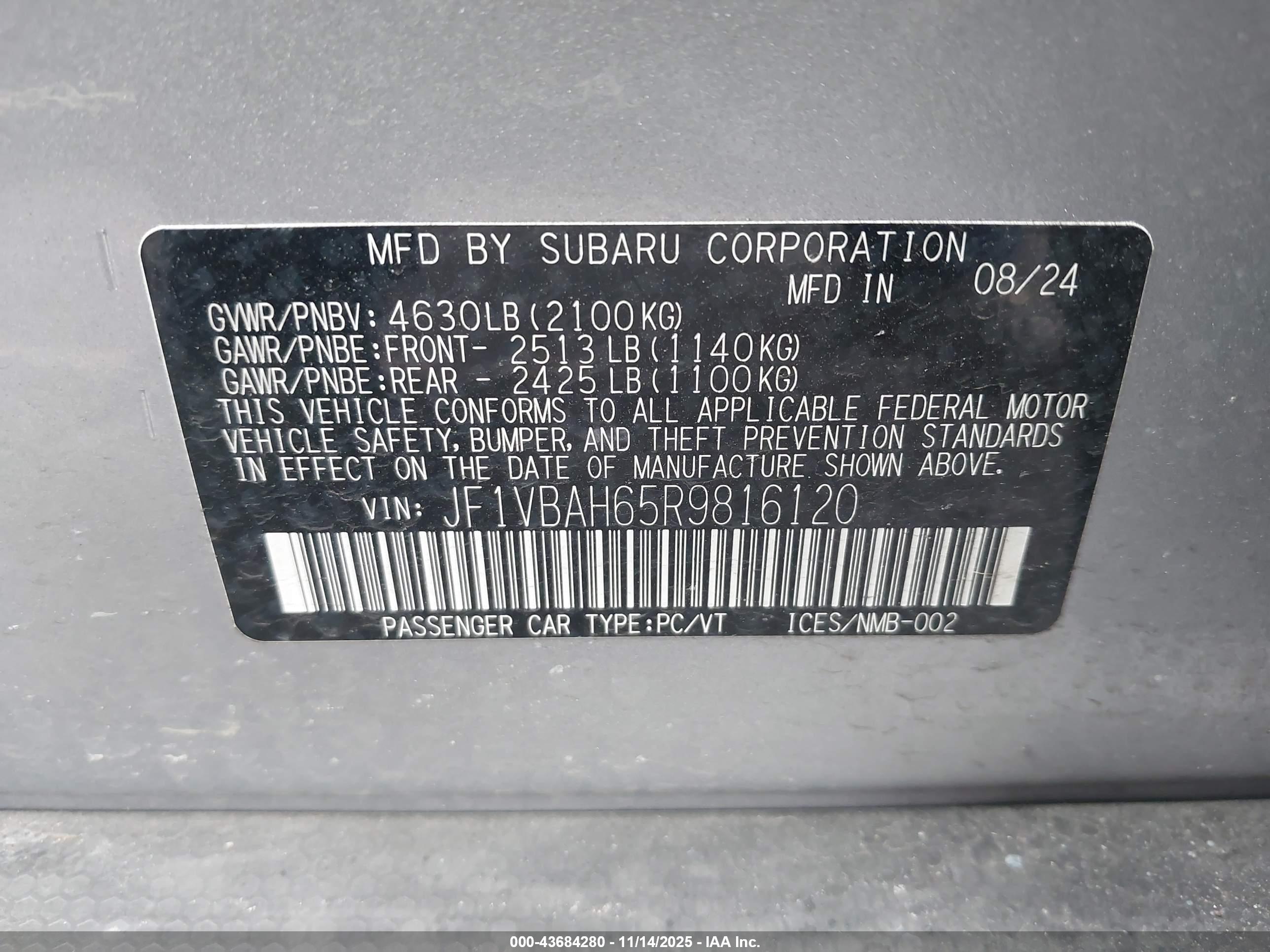 SUBARU WRX image 9