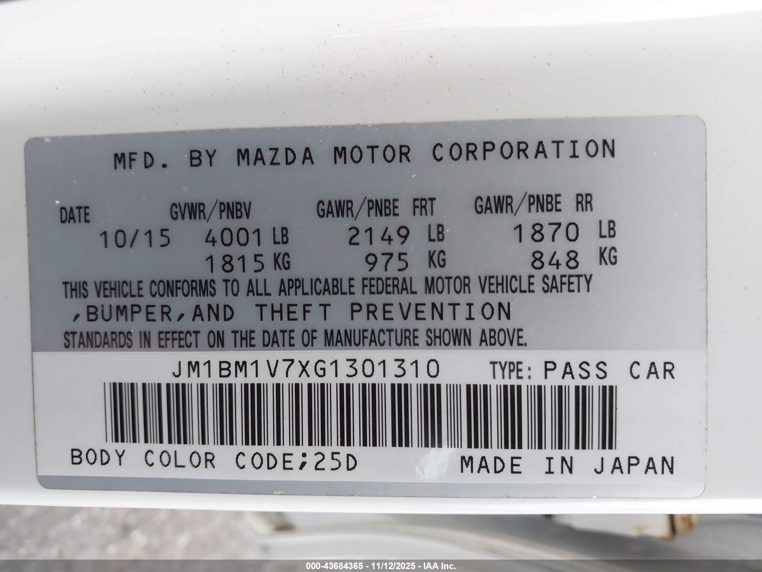 MAZDA MAZDA3 image 9