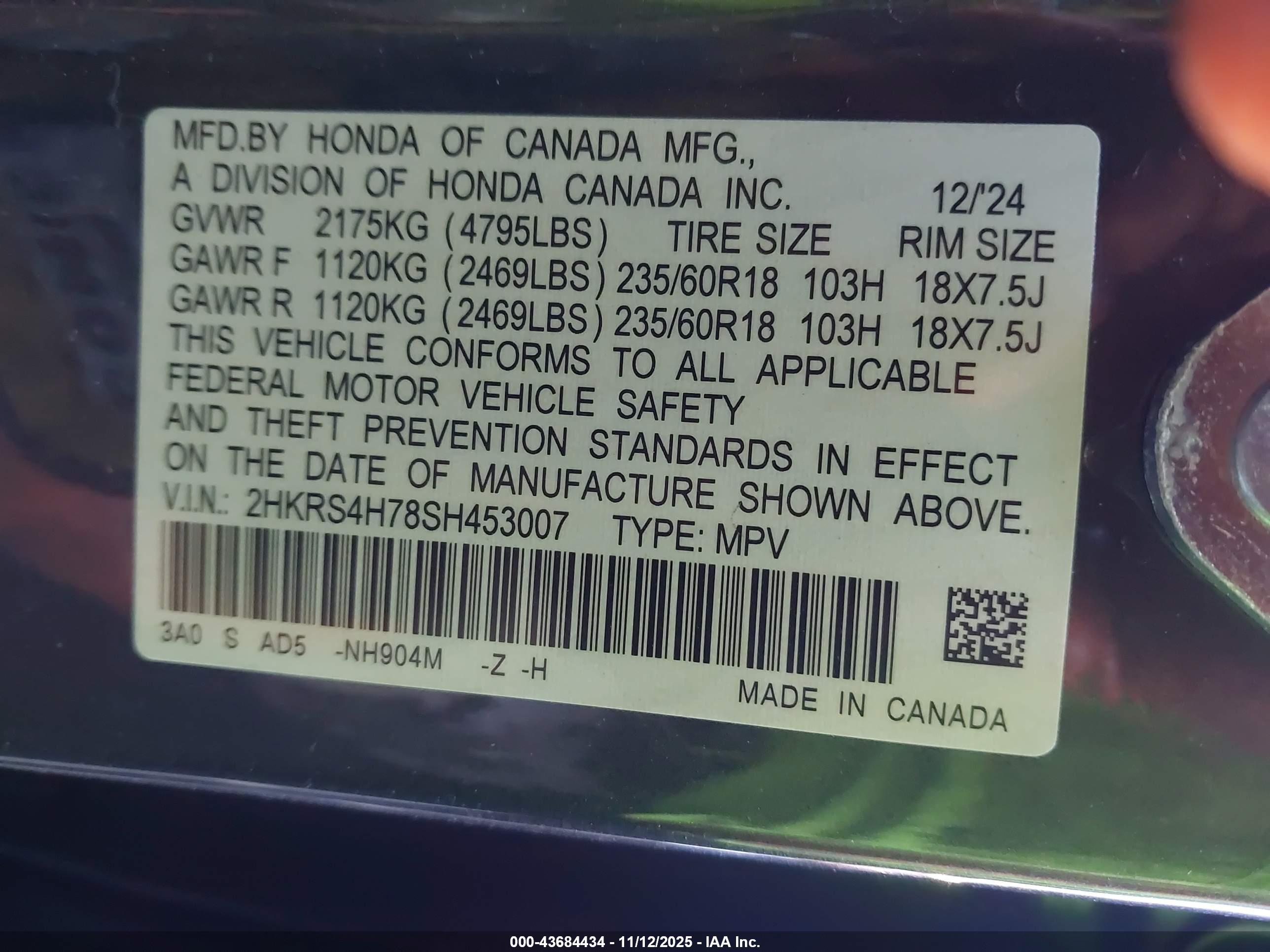 HONDA CR-V image 9