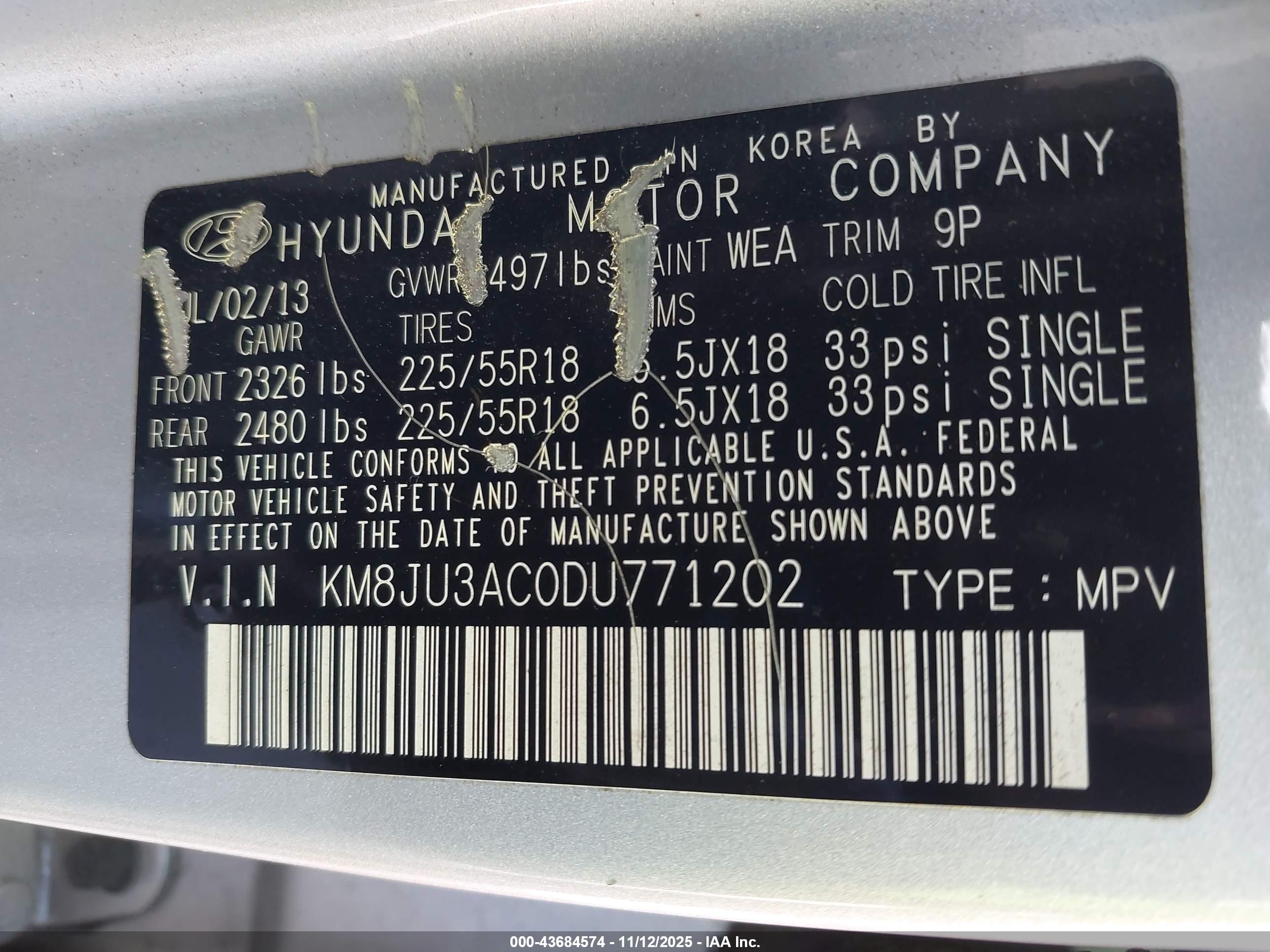 HYUNDAI TUCSON image 9