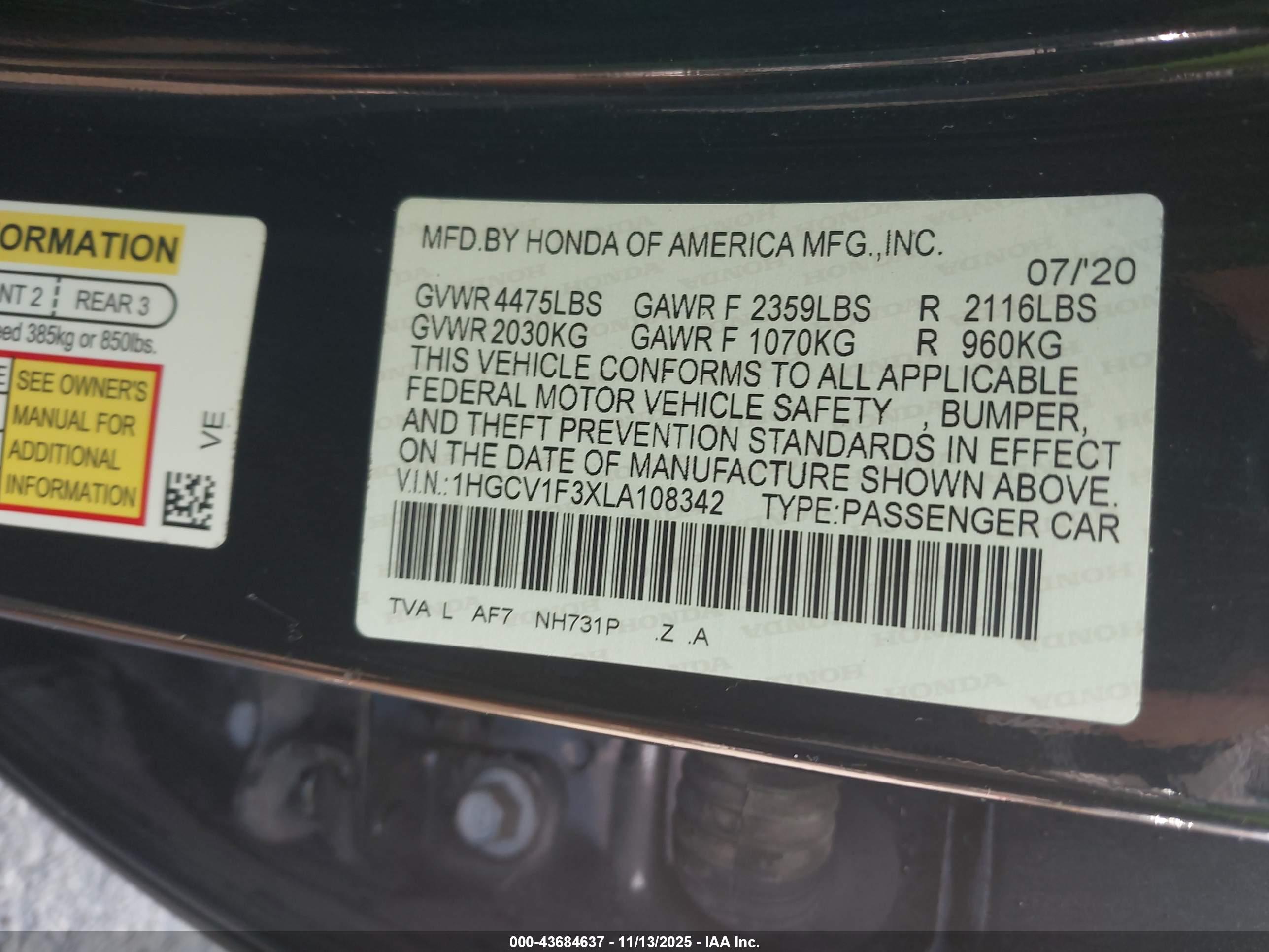 HONDA ACCORD image 9