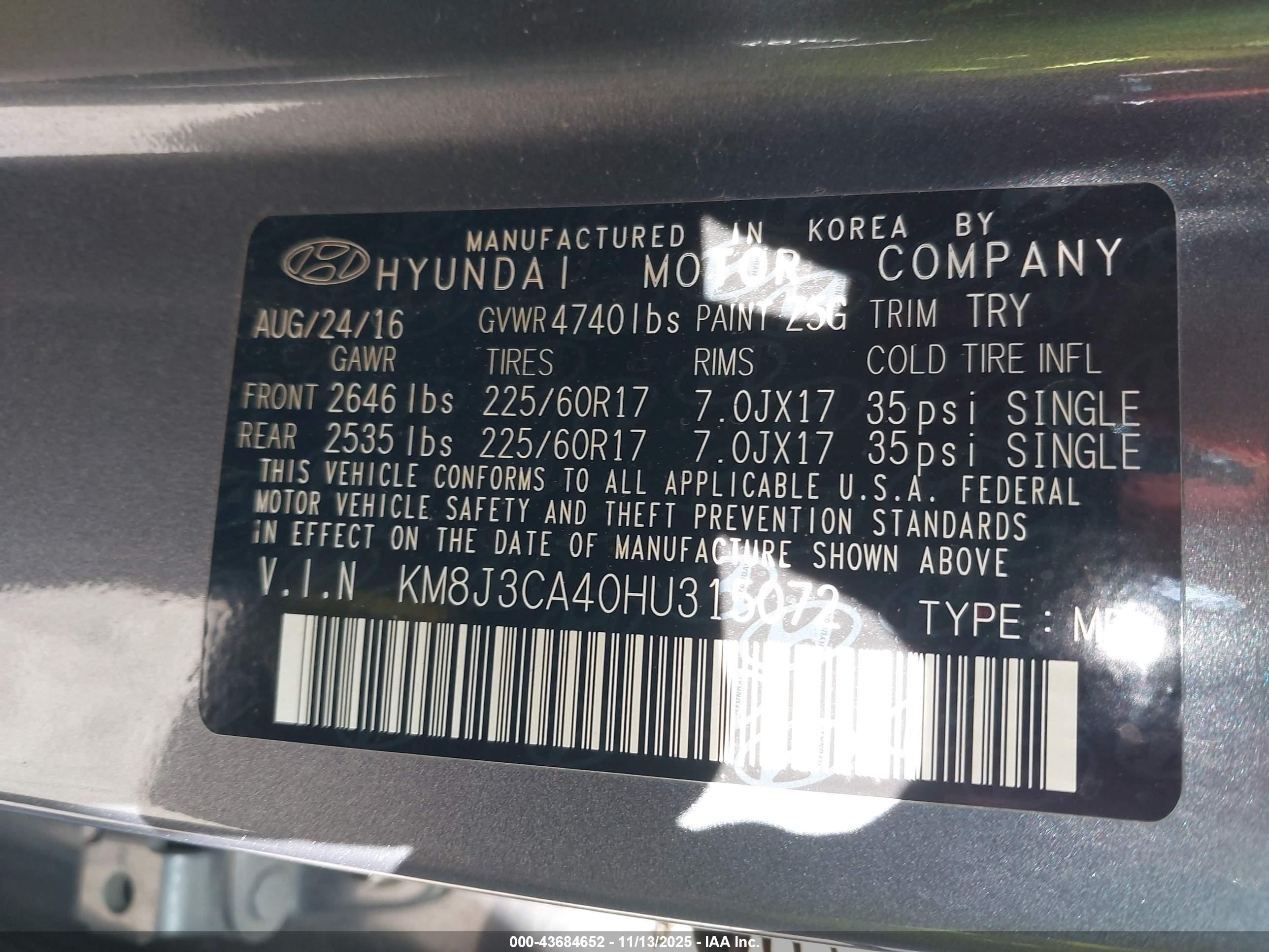 HYUNDAI TUCSON image 9