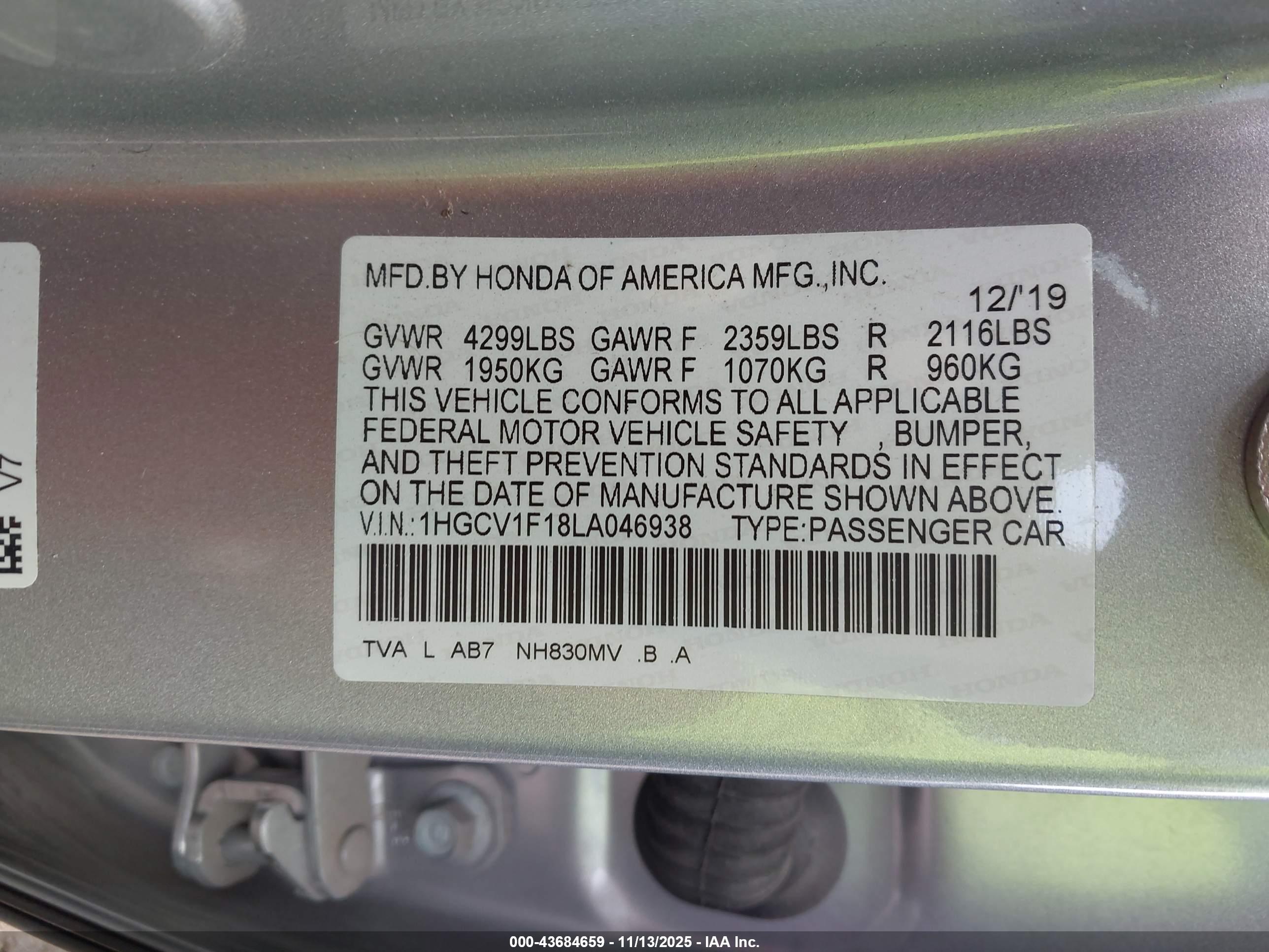 HONDA ACCORD image 9