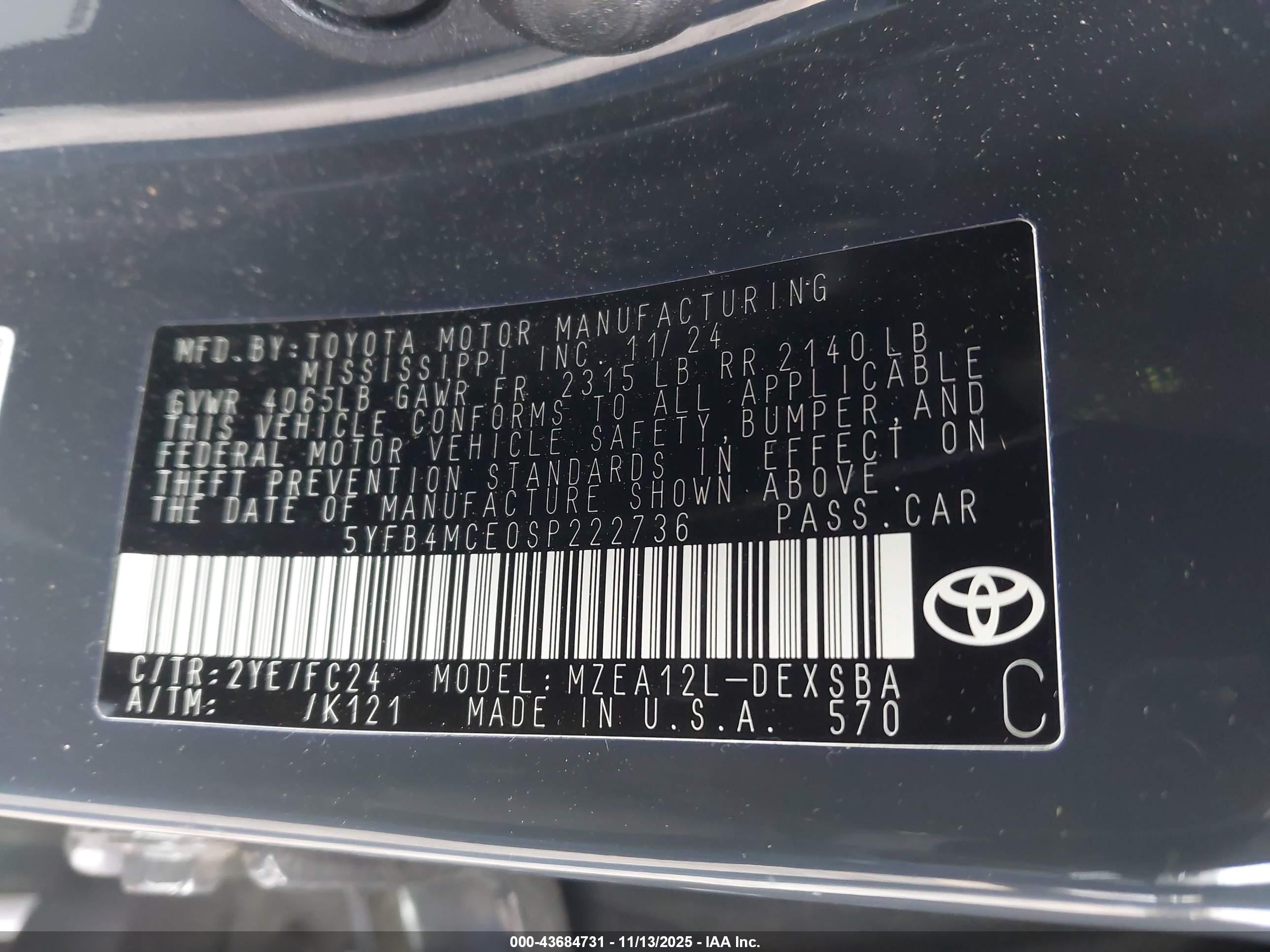 TOYOTA COROLLA image 9