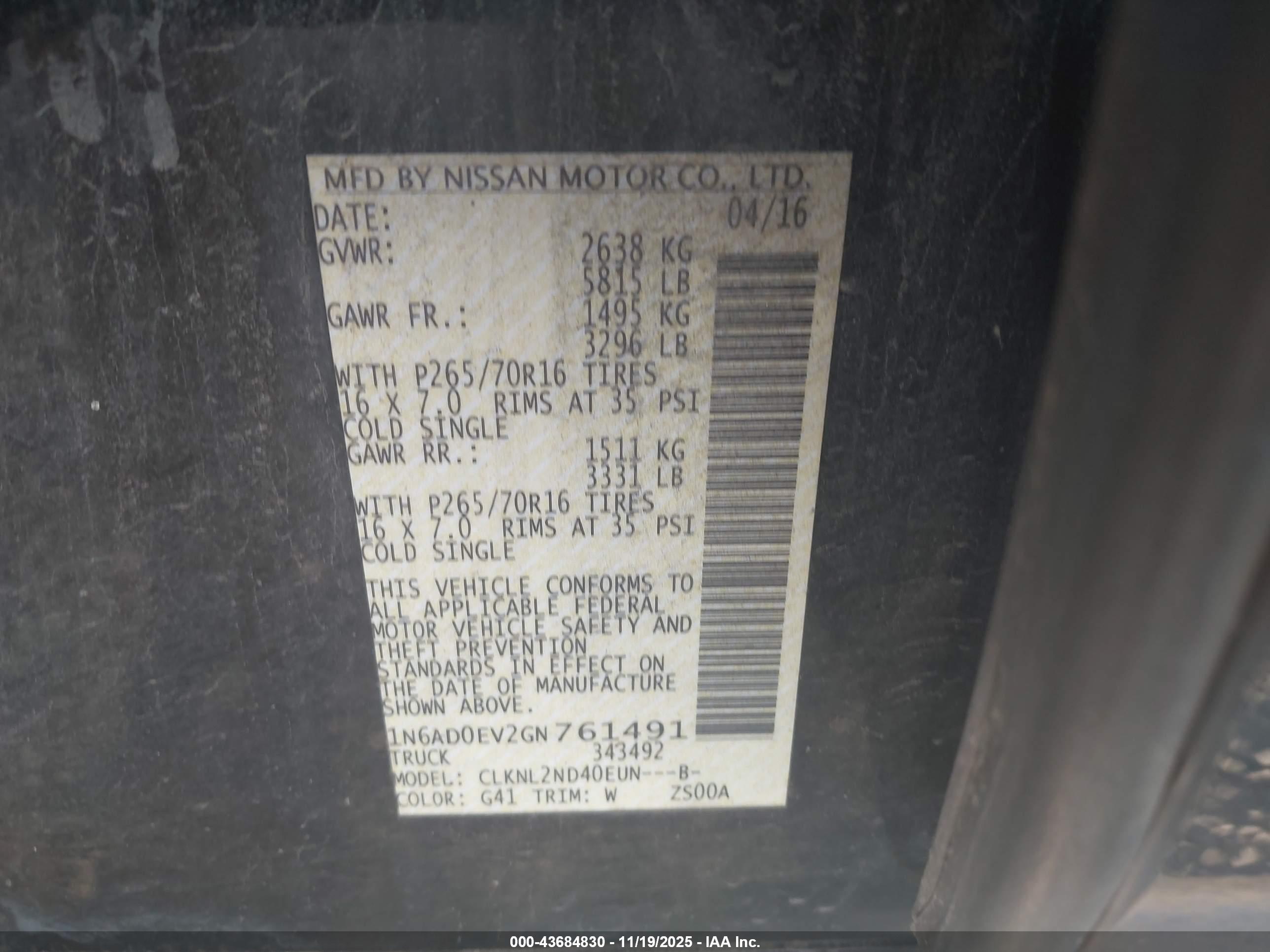 NISSAN FRONTIER image 9