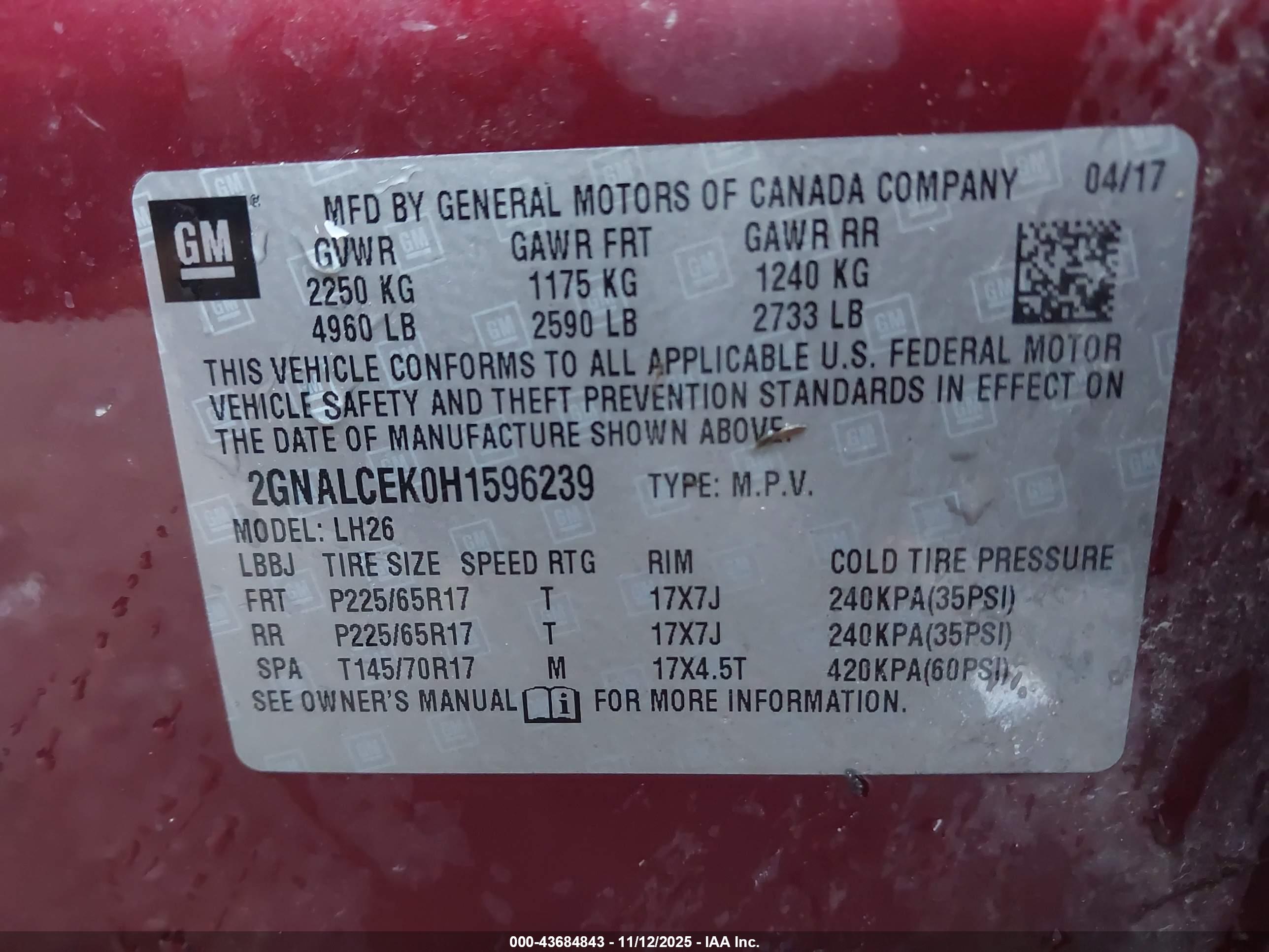 CHEVROLET EQUINOX image 9