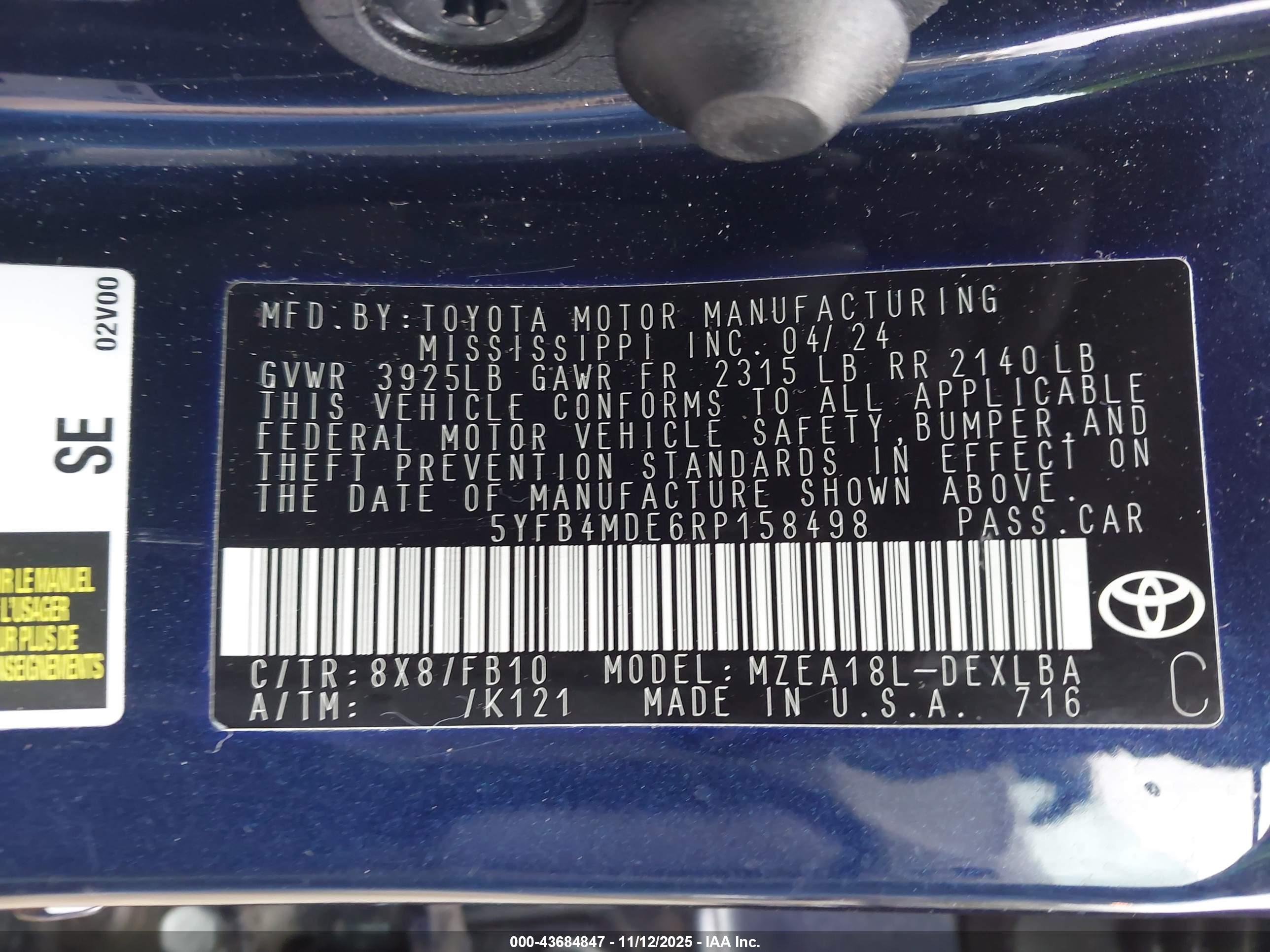 TOYOTA COROLLA image 9
