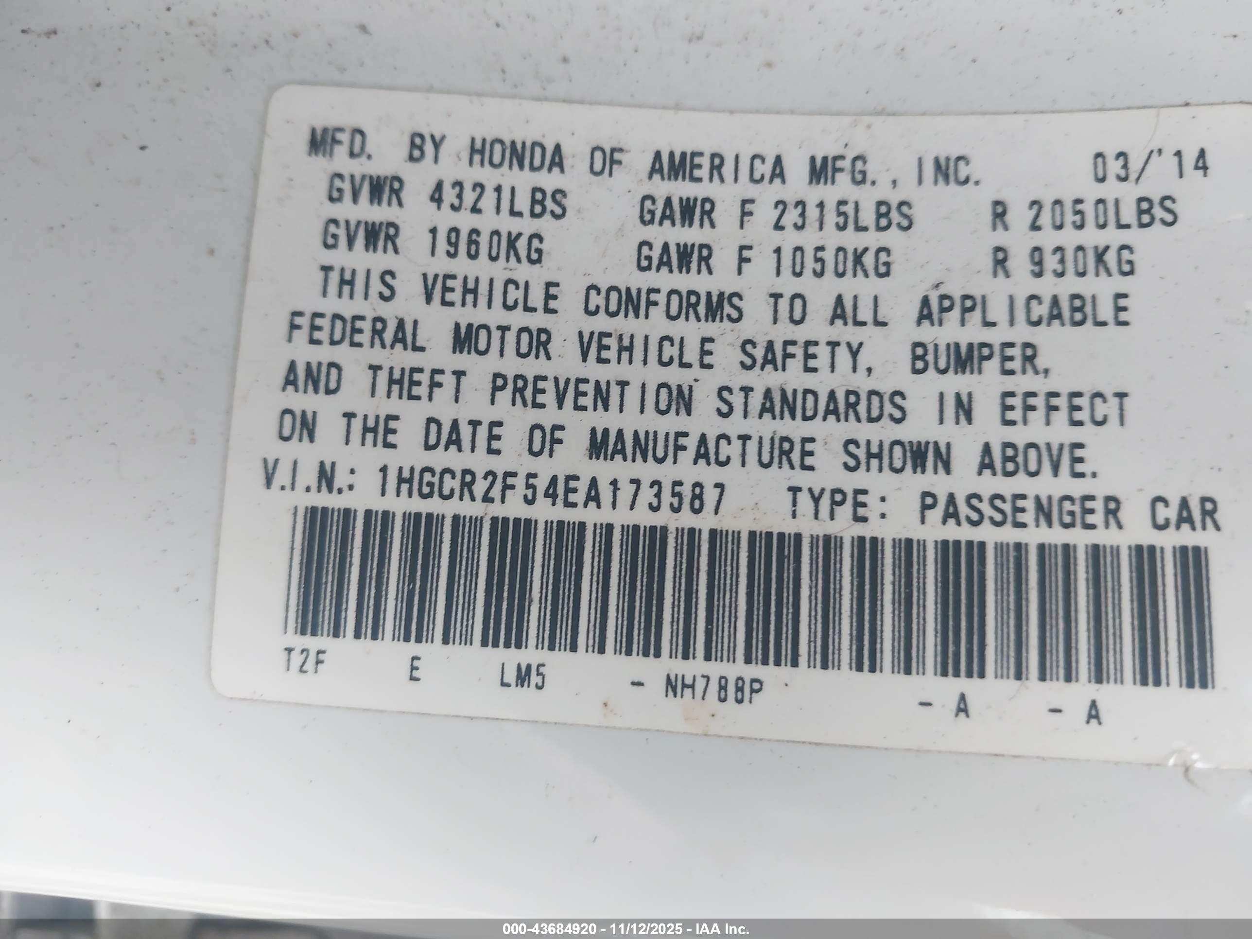 HONDA ACCORD image 9