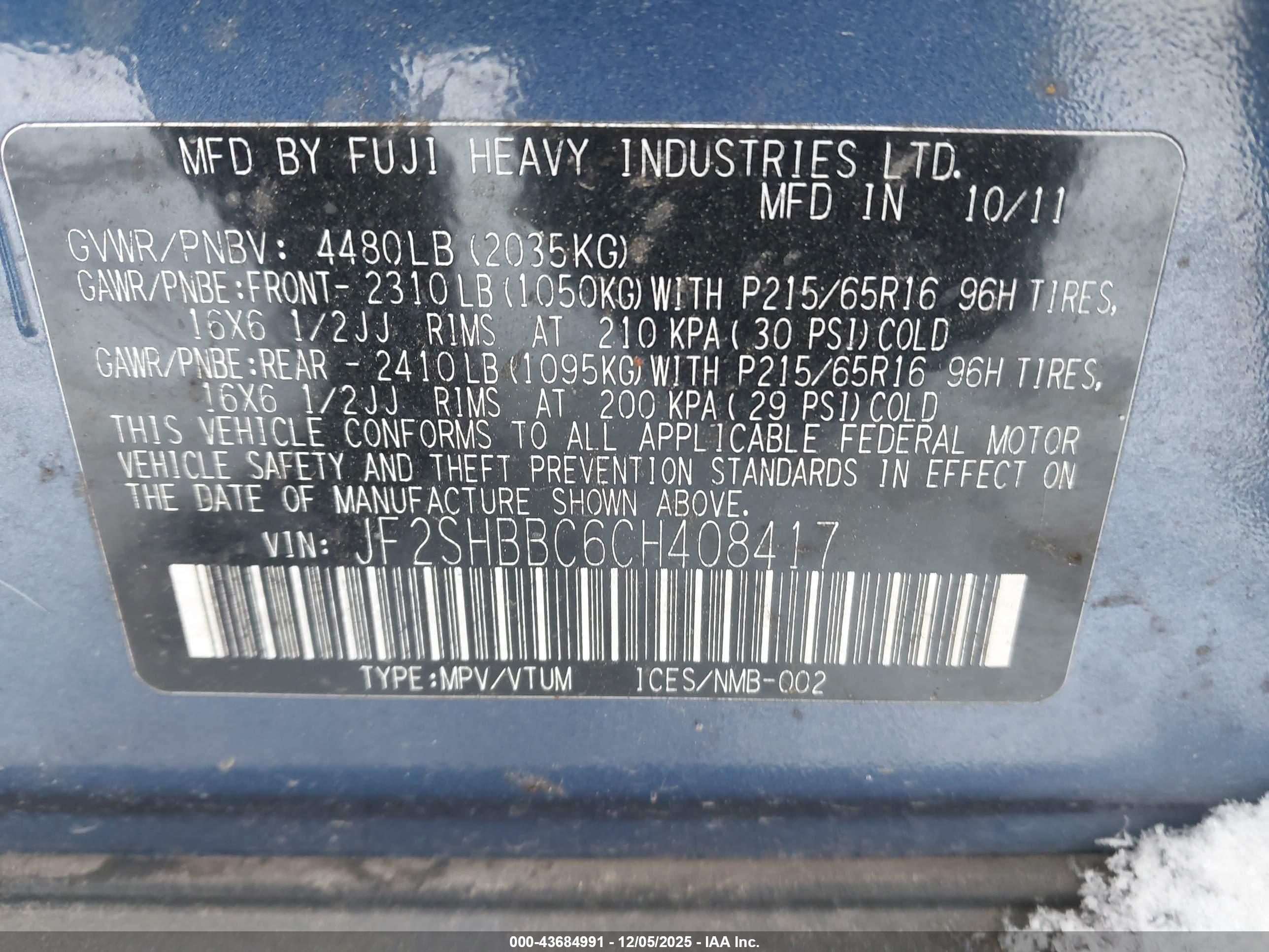 SUBARU FORESTER image 9