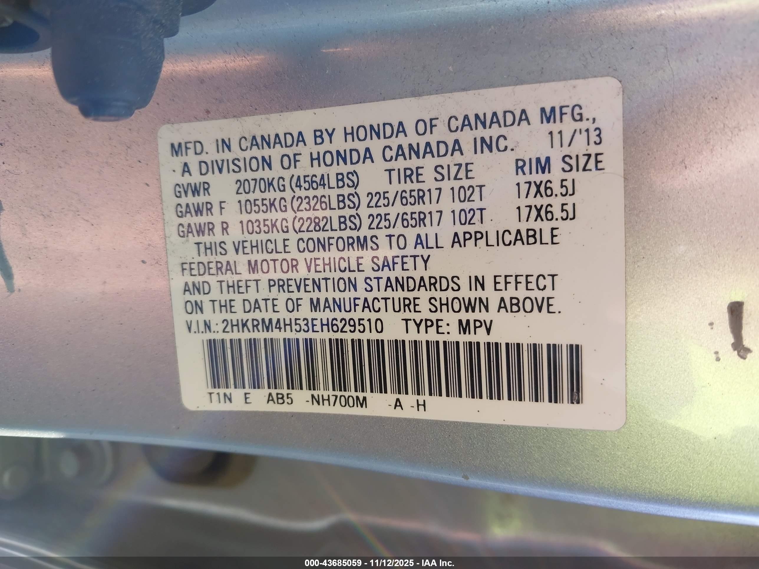 HONDA CR-V image 9