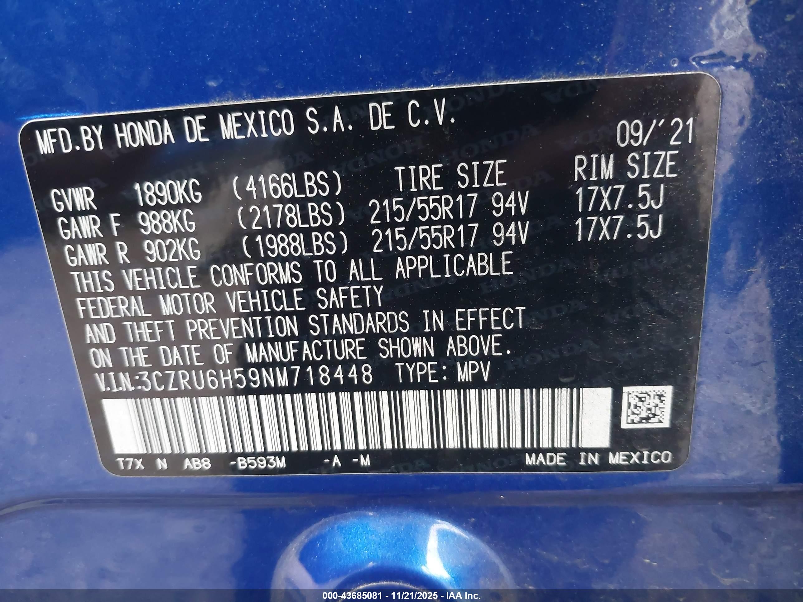 HONDA HR-V image 9