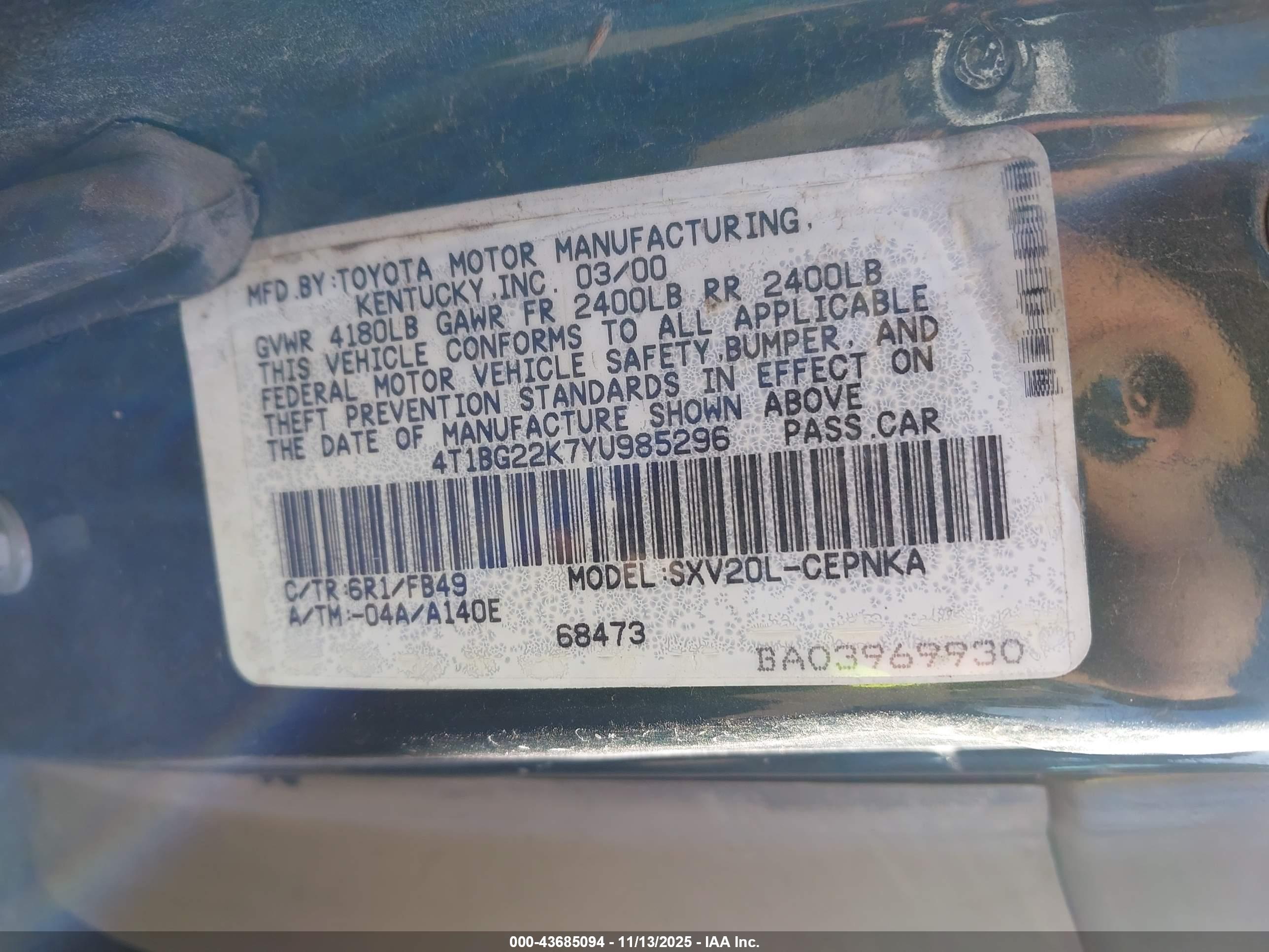 TOYOTA CAMRY image 9