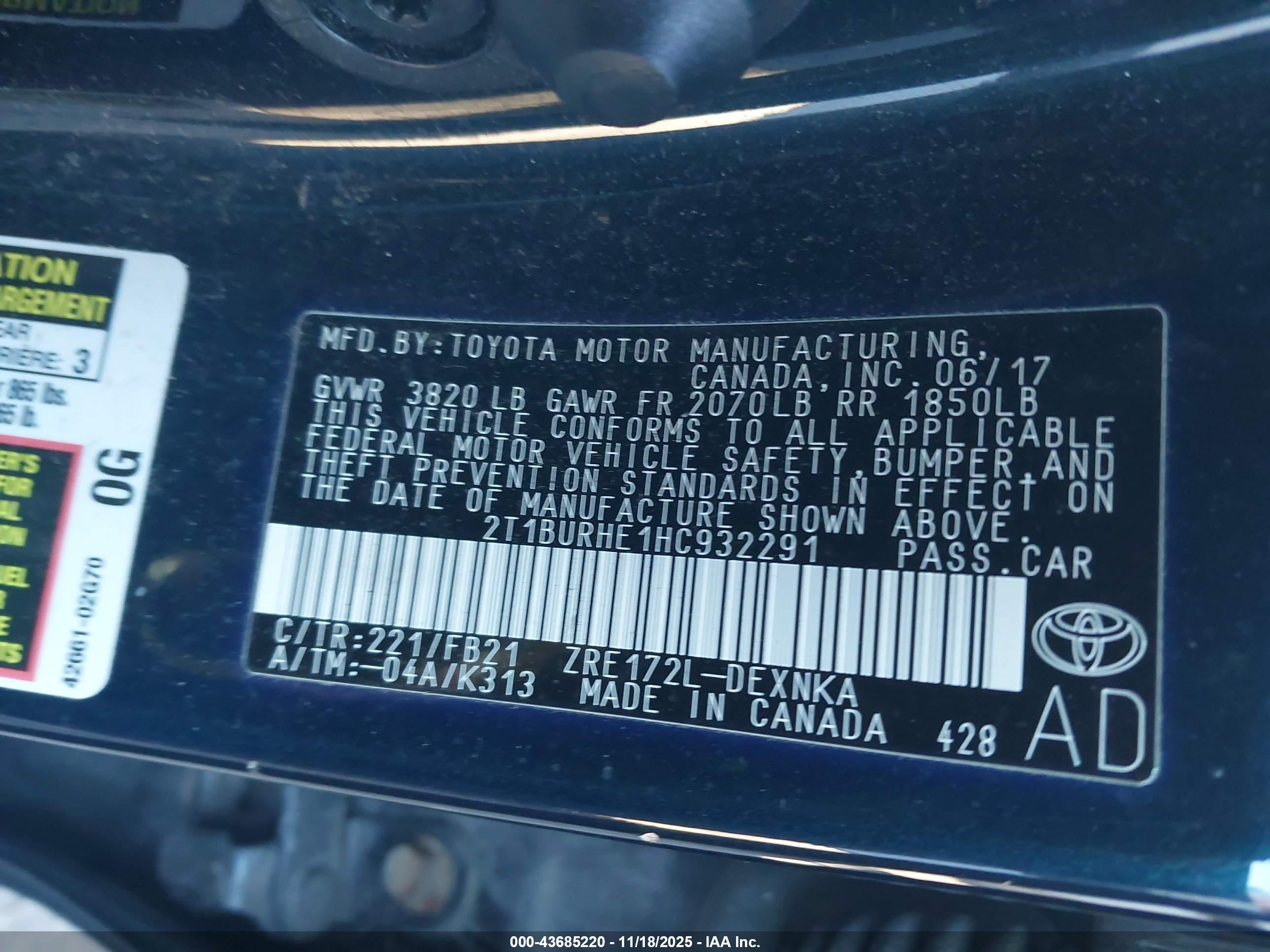 TOYOTA COROLLA image 9