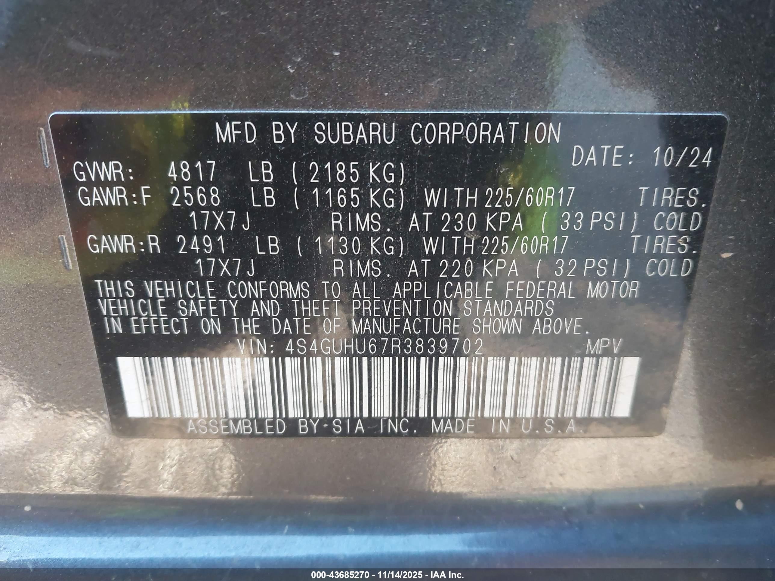 SUBARU CROSSTREK image 9