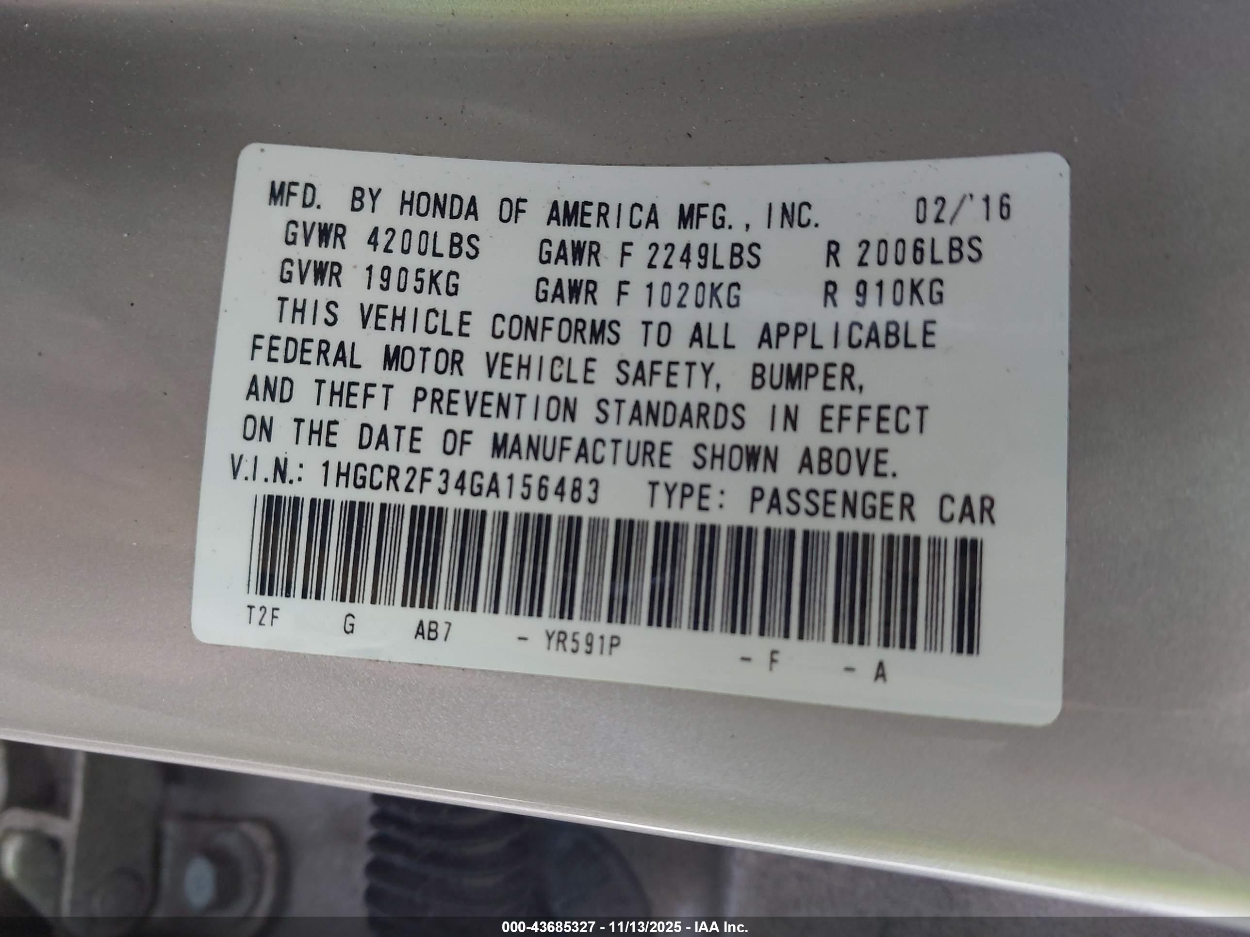 HONDA ACCORD image 9