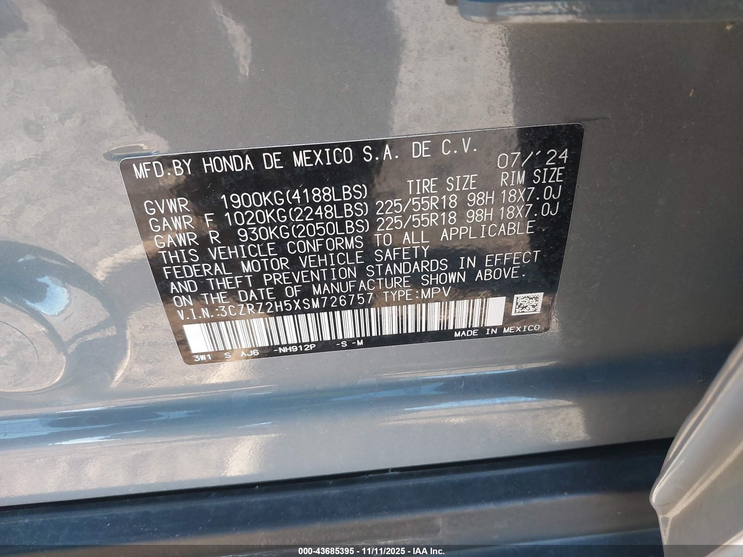 HONDA HR-V image 9
