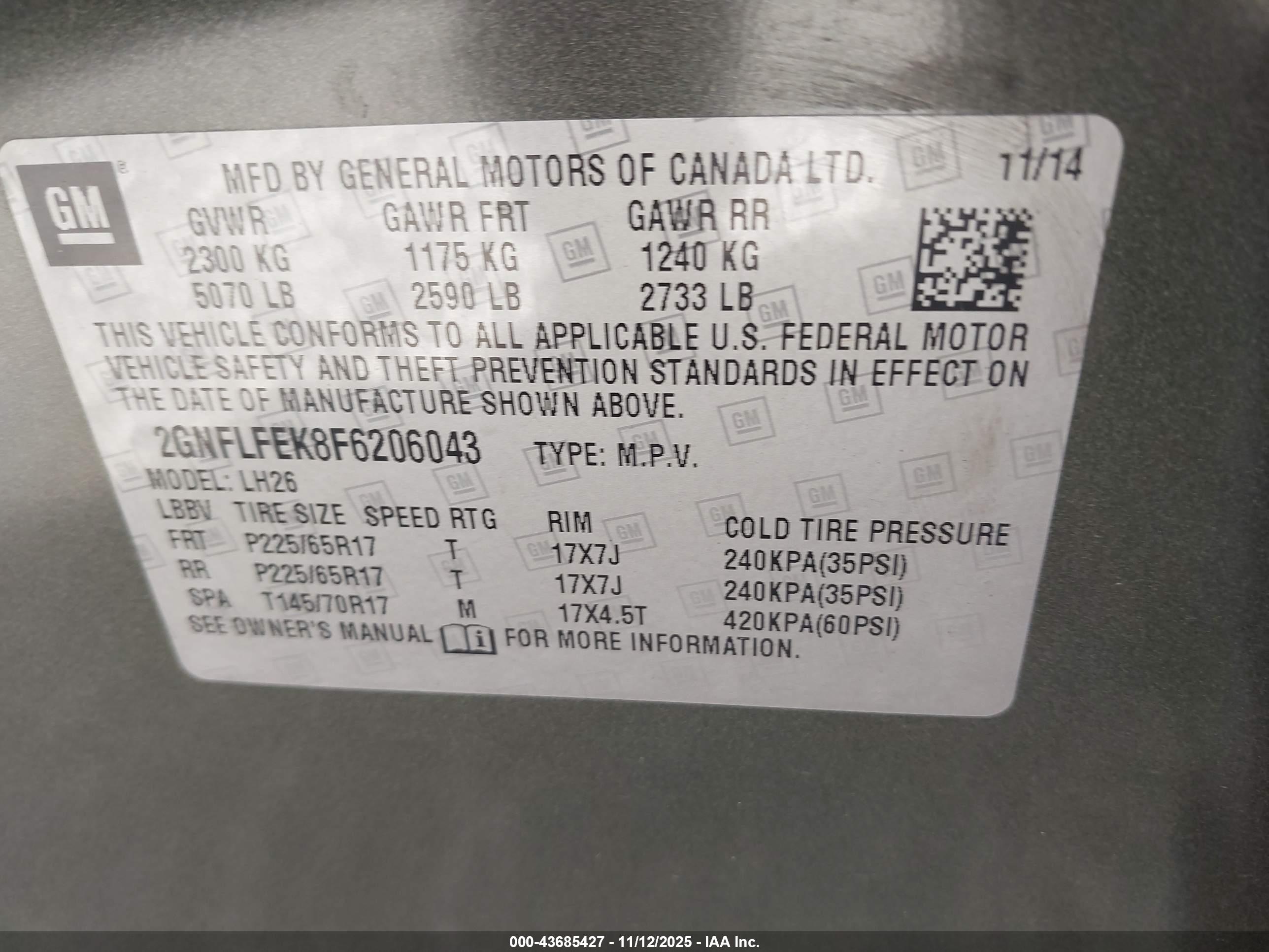 CHEVROLET EQUINOX image 9