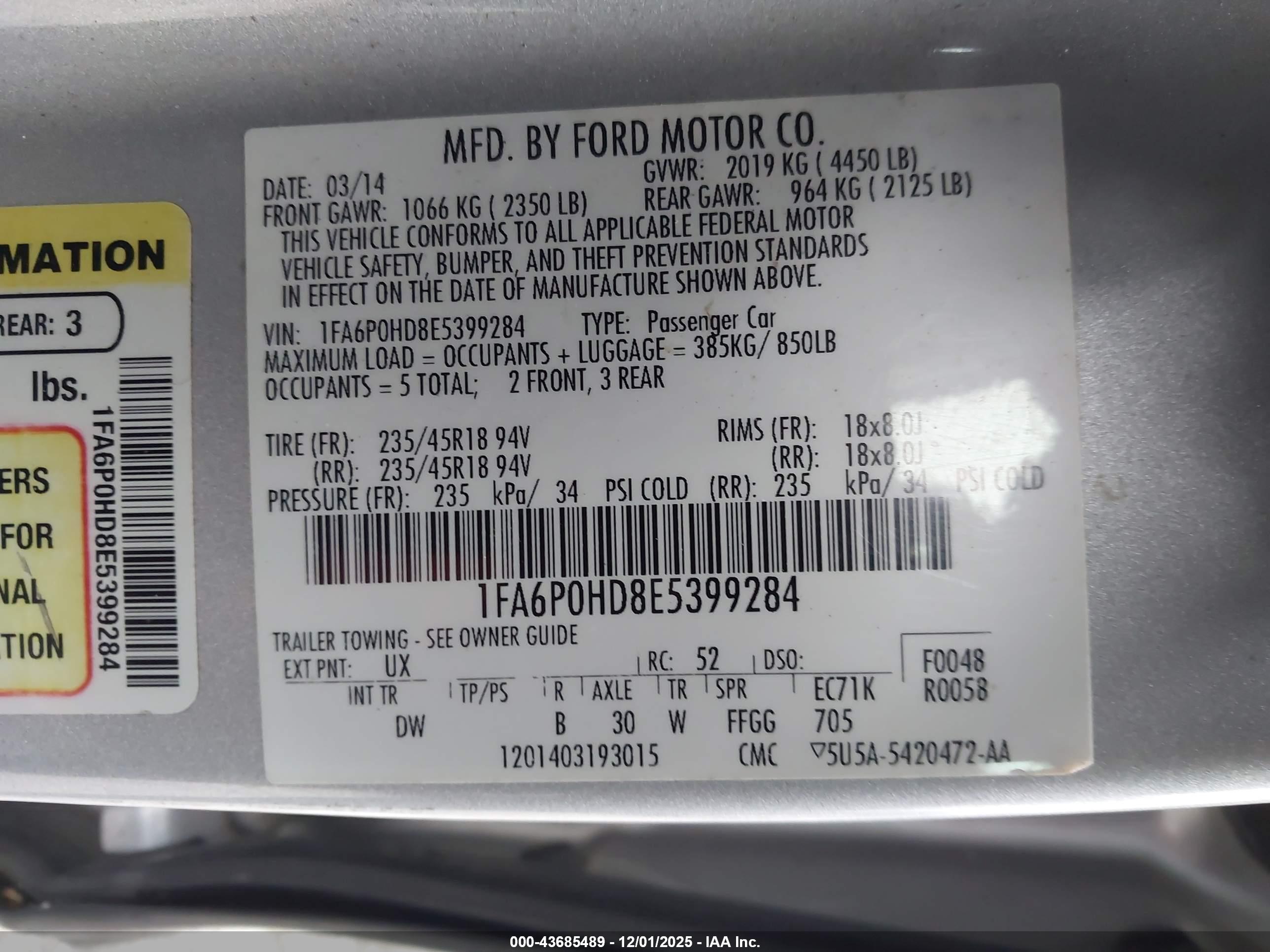 FORD FUSION image 9