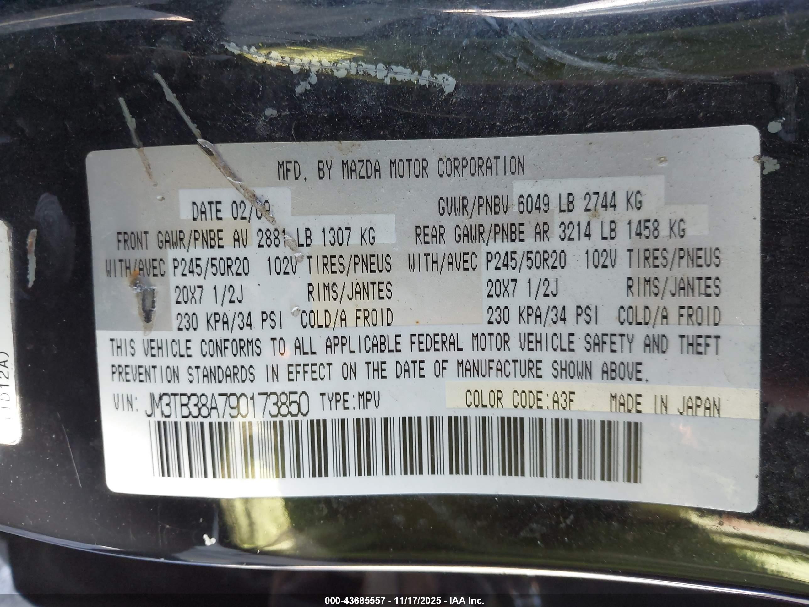 MAZDA CX-9 image 9