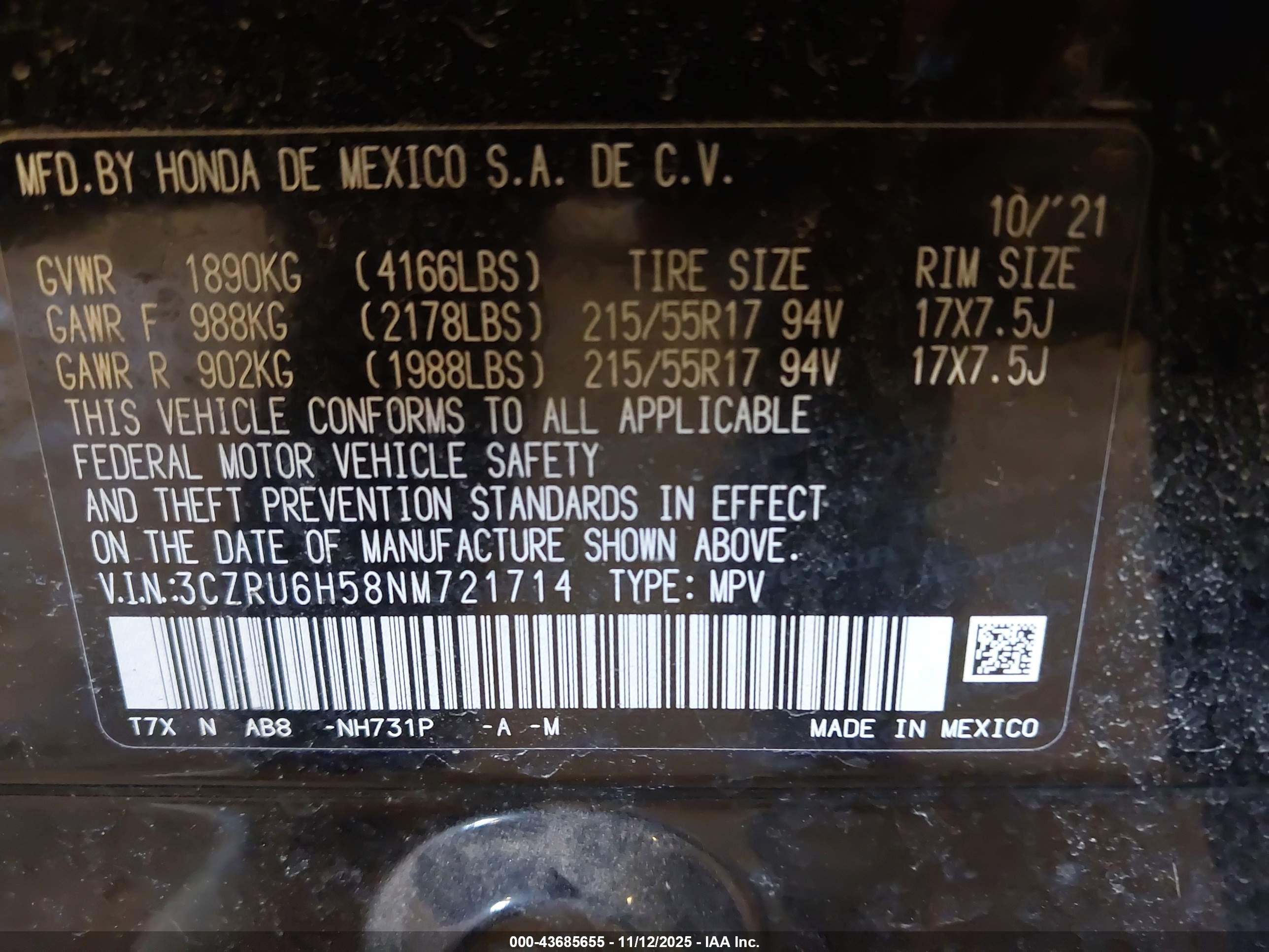HONDA HR-V image 9