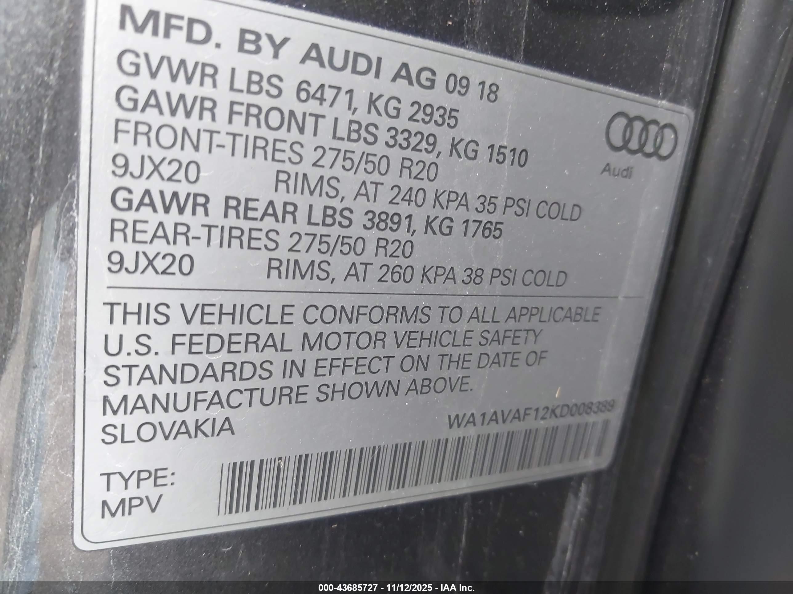 AUDI Q8 image 9