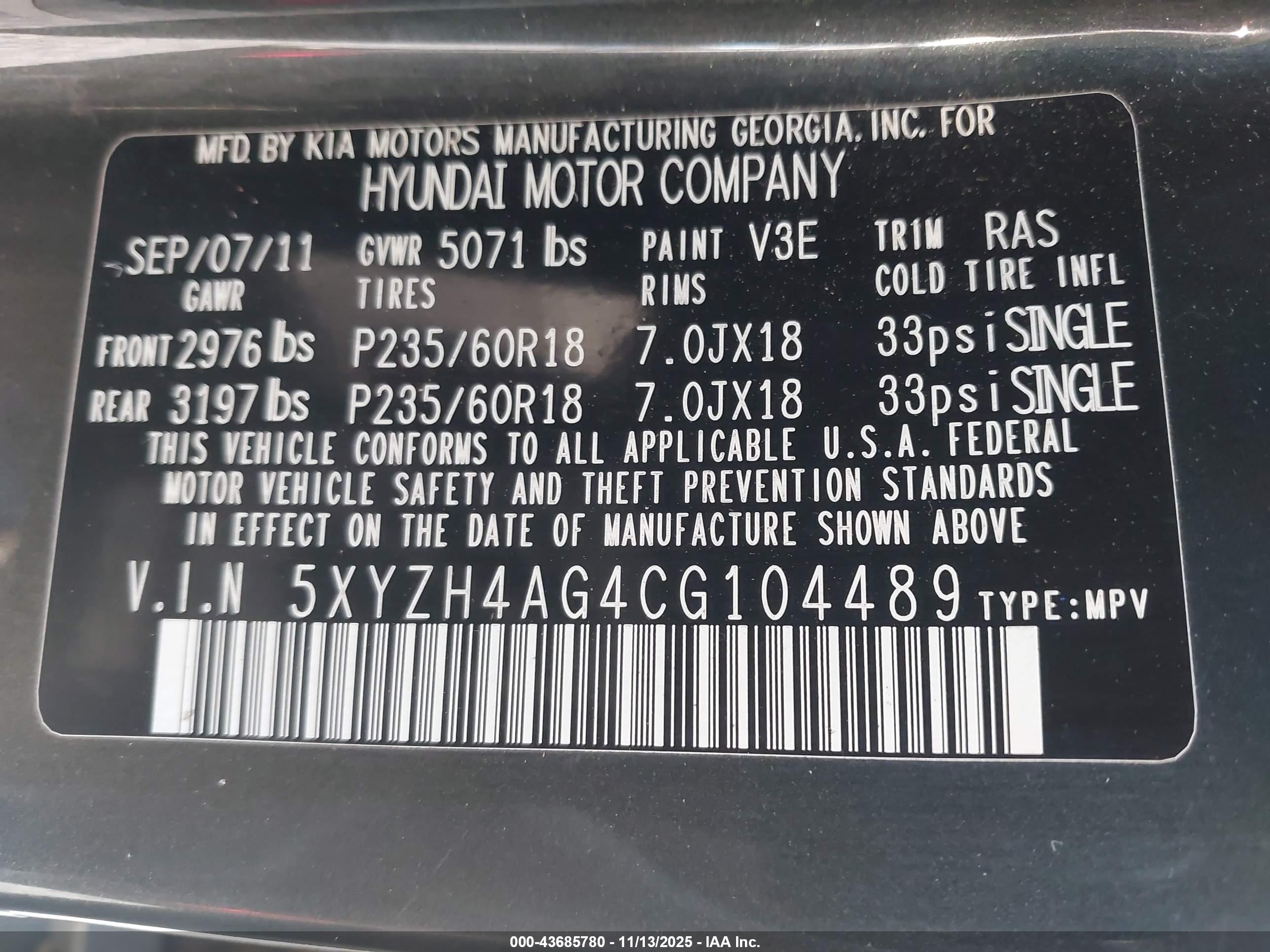 HYUNDAI SANTA image 9