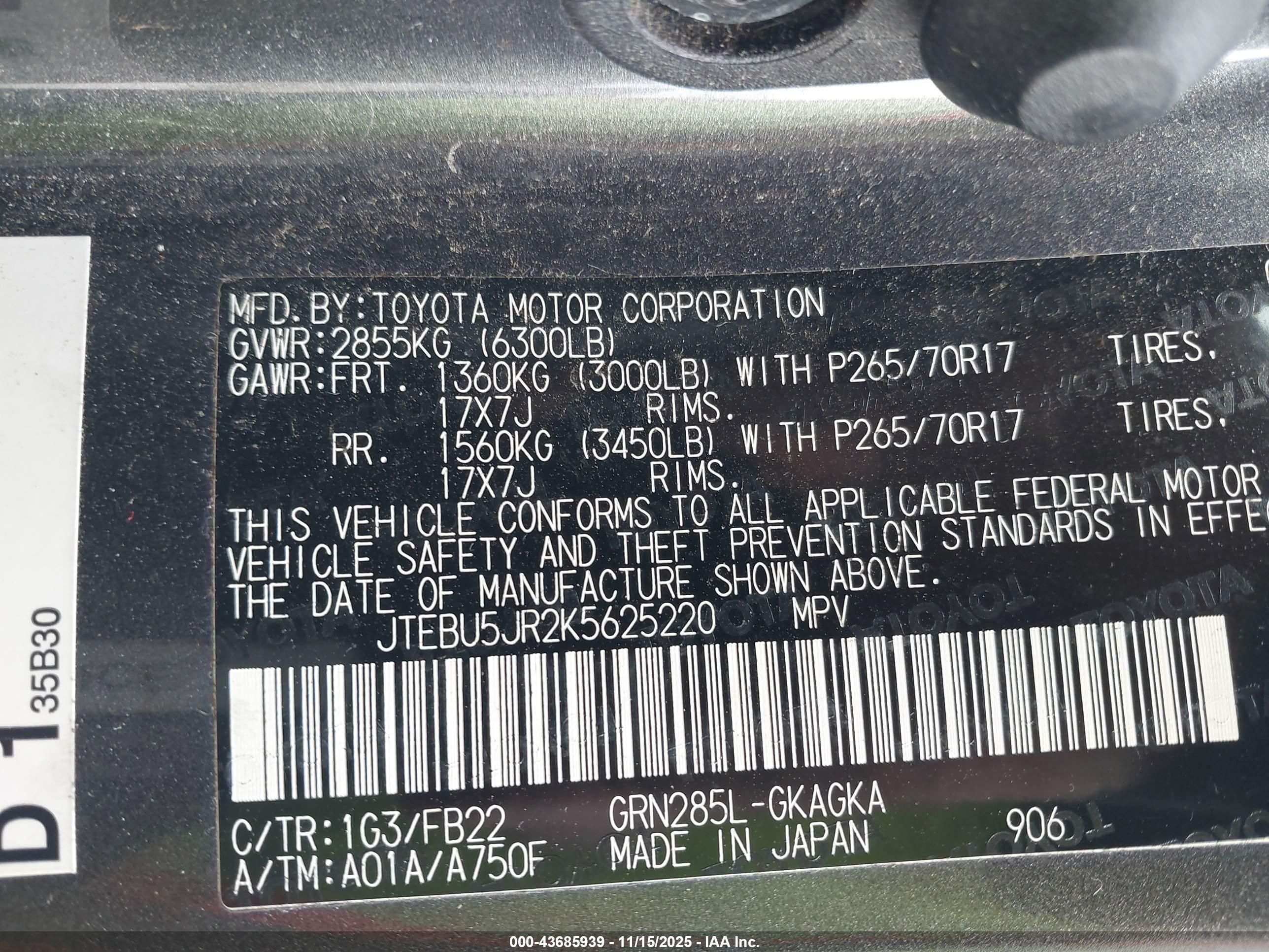 TOYOTA 4RUNNER image 9