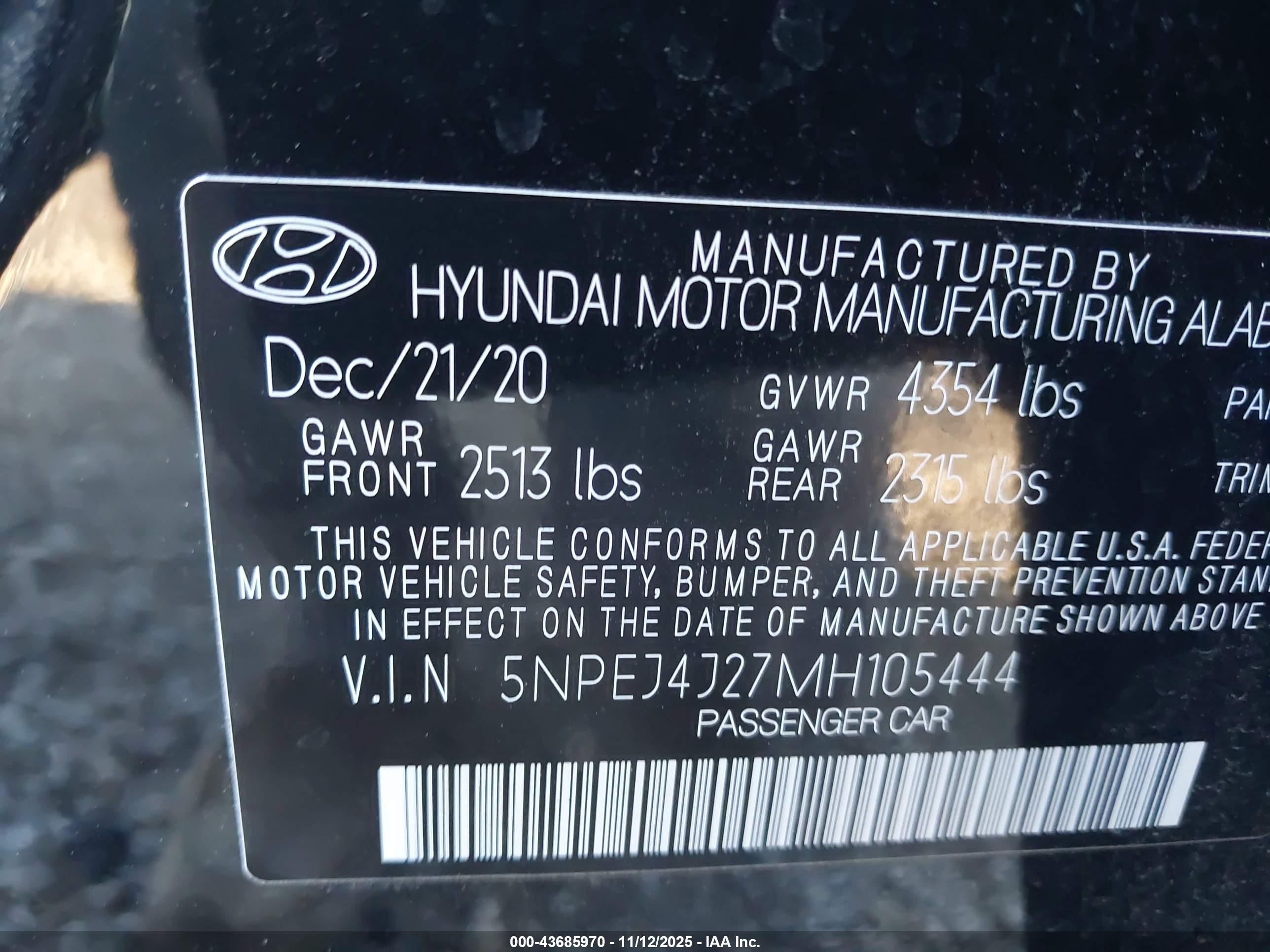 HYUNDAI SONATA image 9