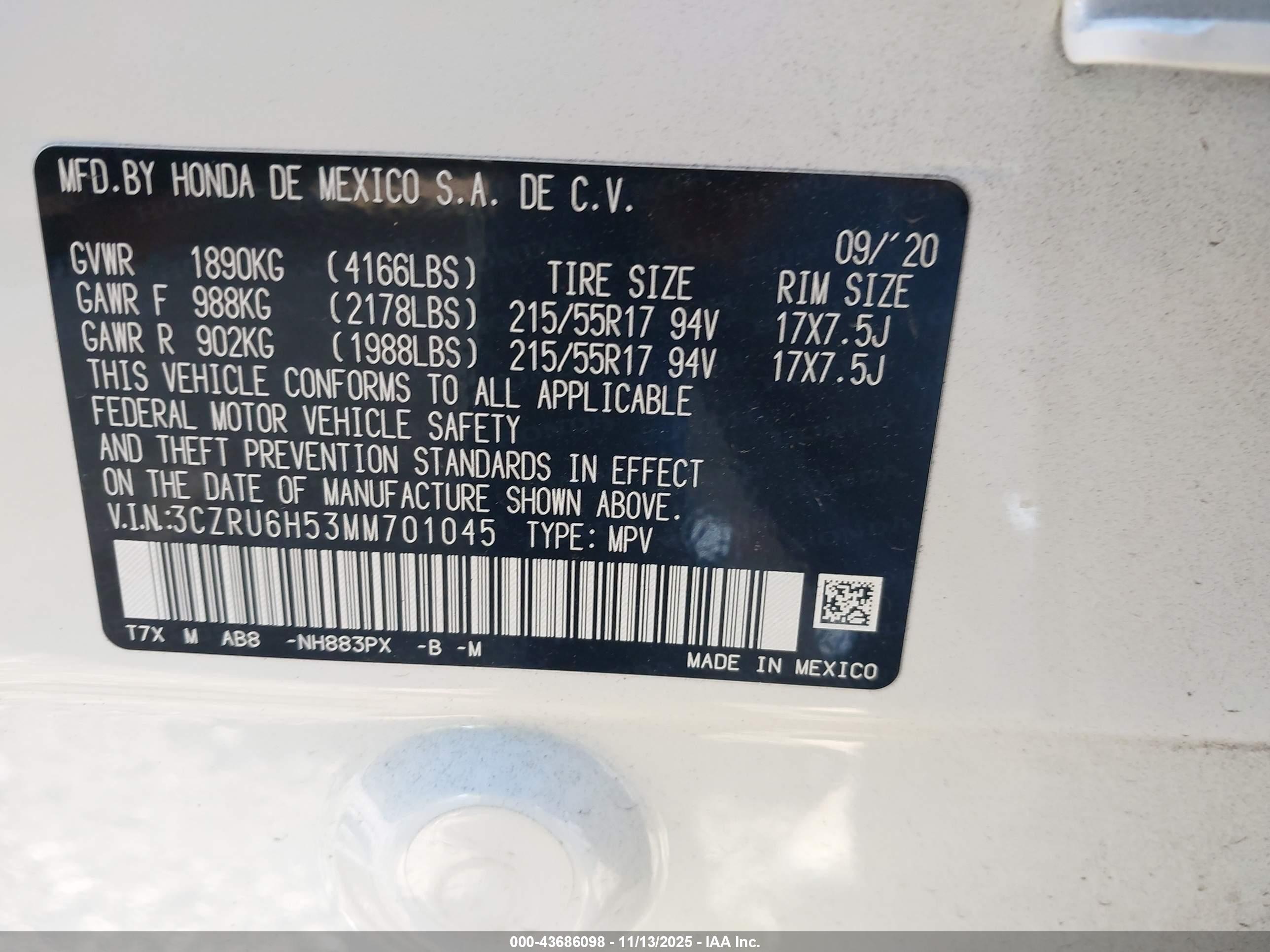 HONDA HR-V image 9